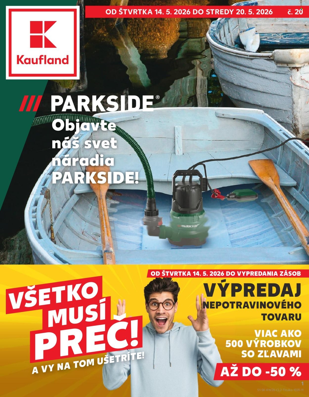 KAUFLAND leták - Objavte náš svet náradia PARKSIDE! (2026-05-14 - 2026-05-20) | 1