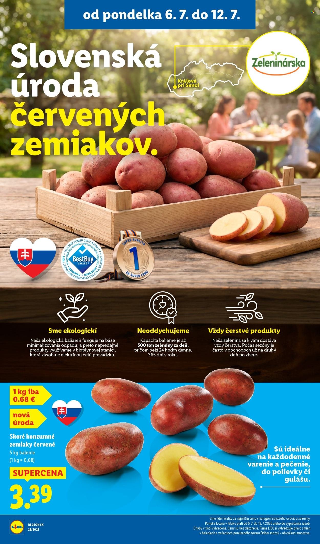 LIDL leták - Od pondelka 6.7.2026