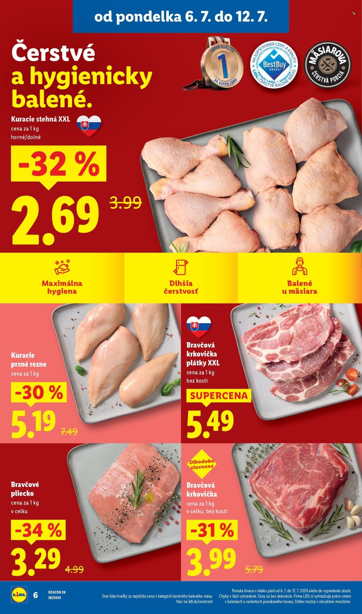 LIDL leták - Od pondelka 6.7.2026