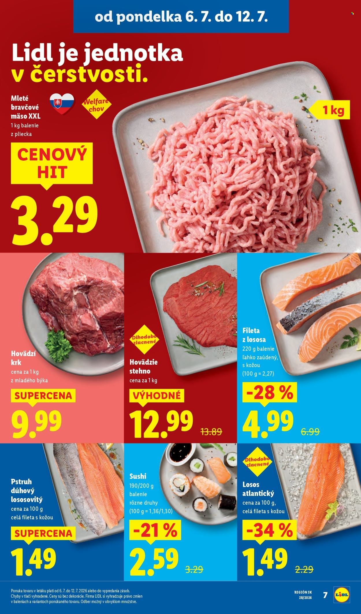 LIDL leták - Od pondelka 6.7.2026