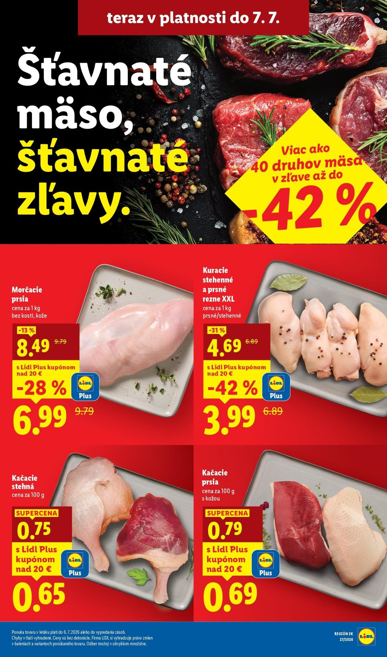 LIDL leták - Od pondelka 6.7.2026