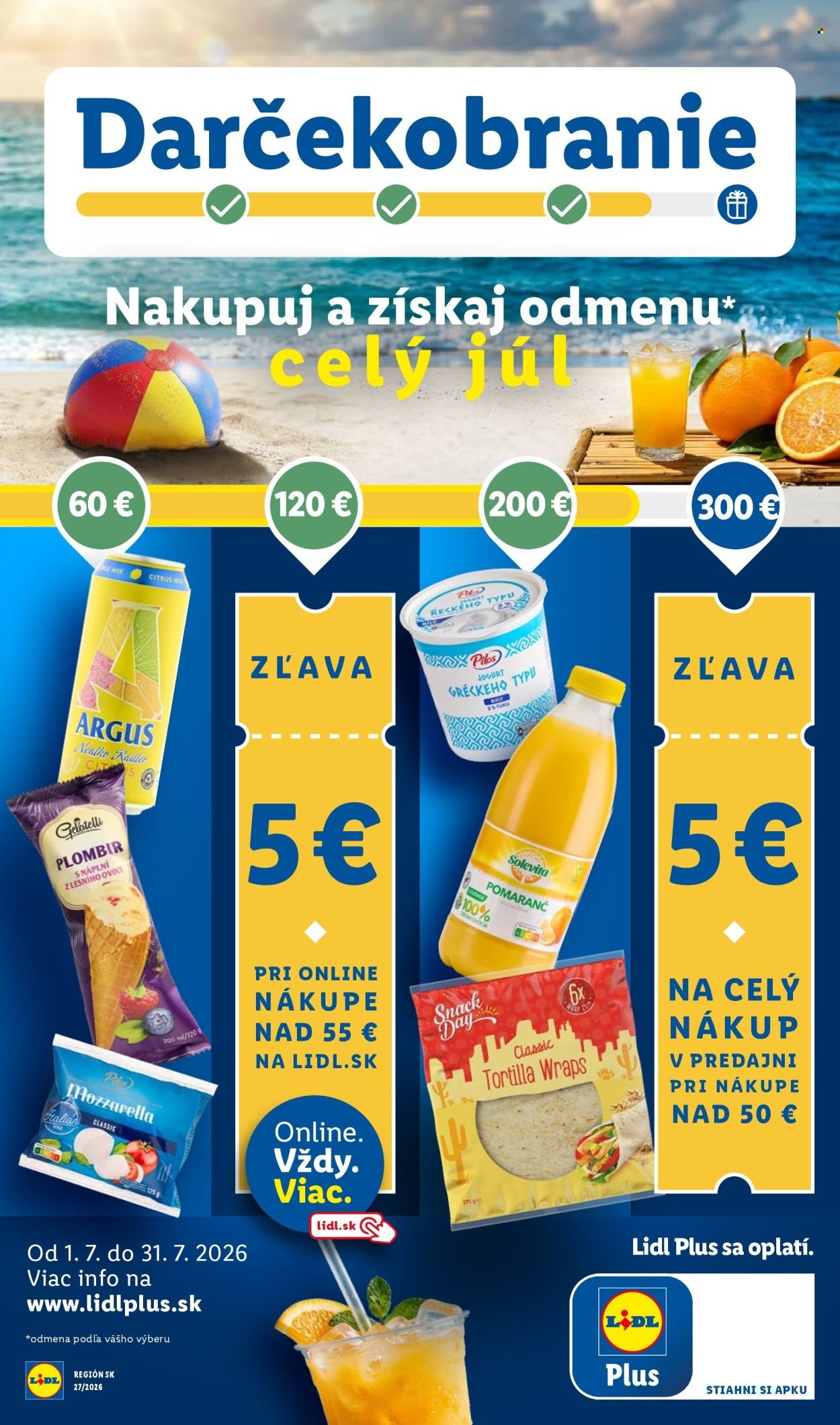 LIDL leták - Od pondelka 6.7.2026