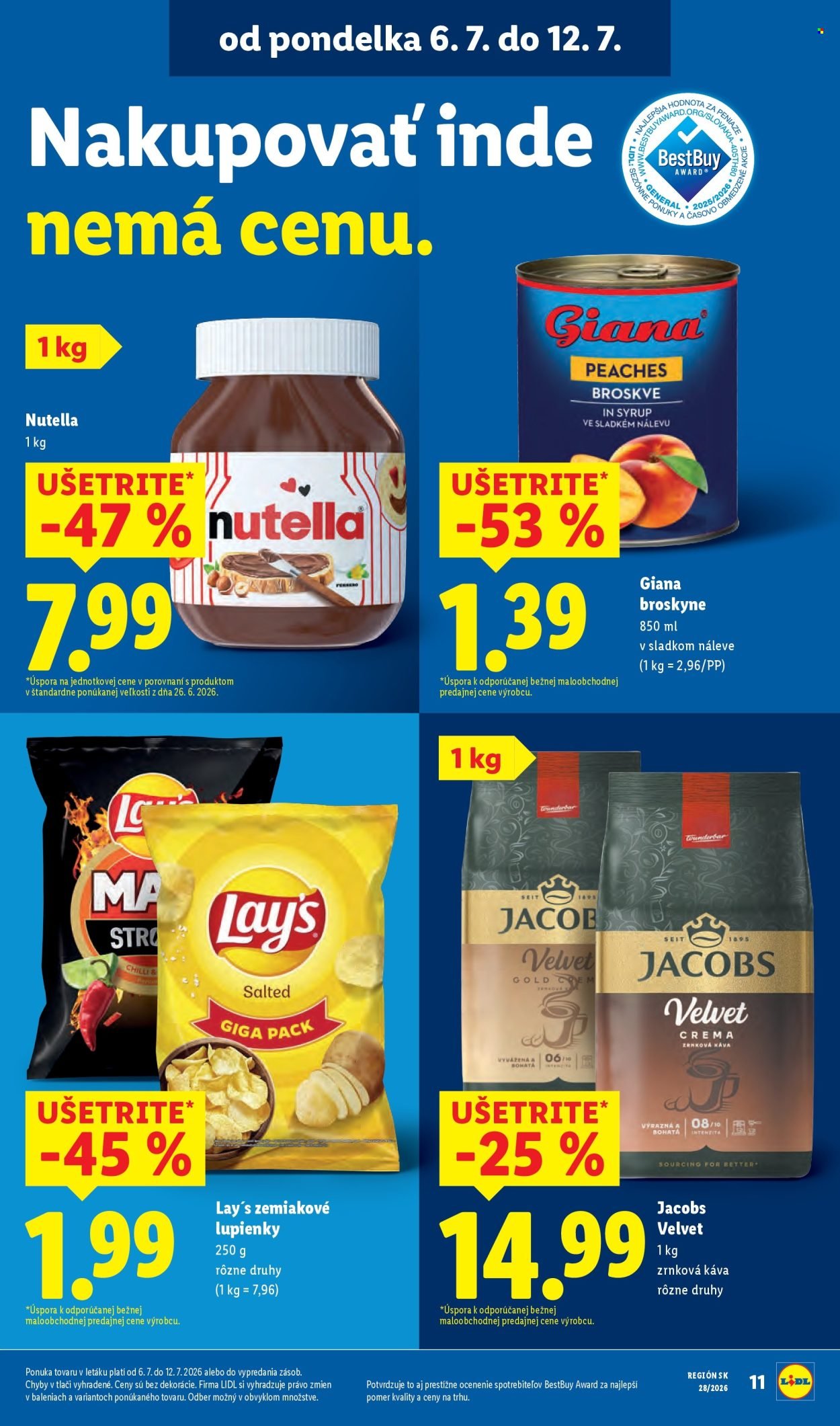 LIDL leták - Od pondelka 6.7.2026