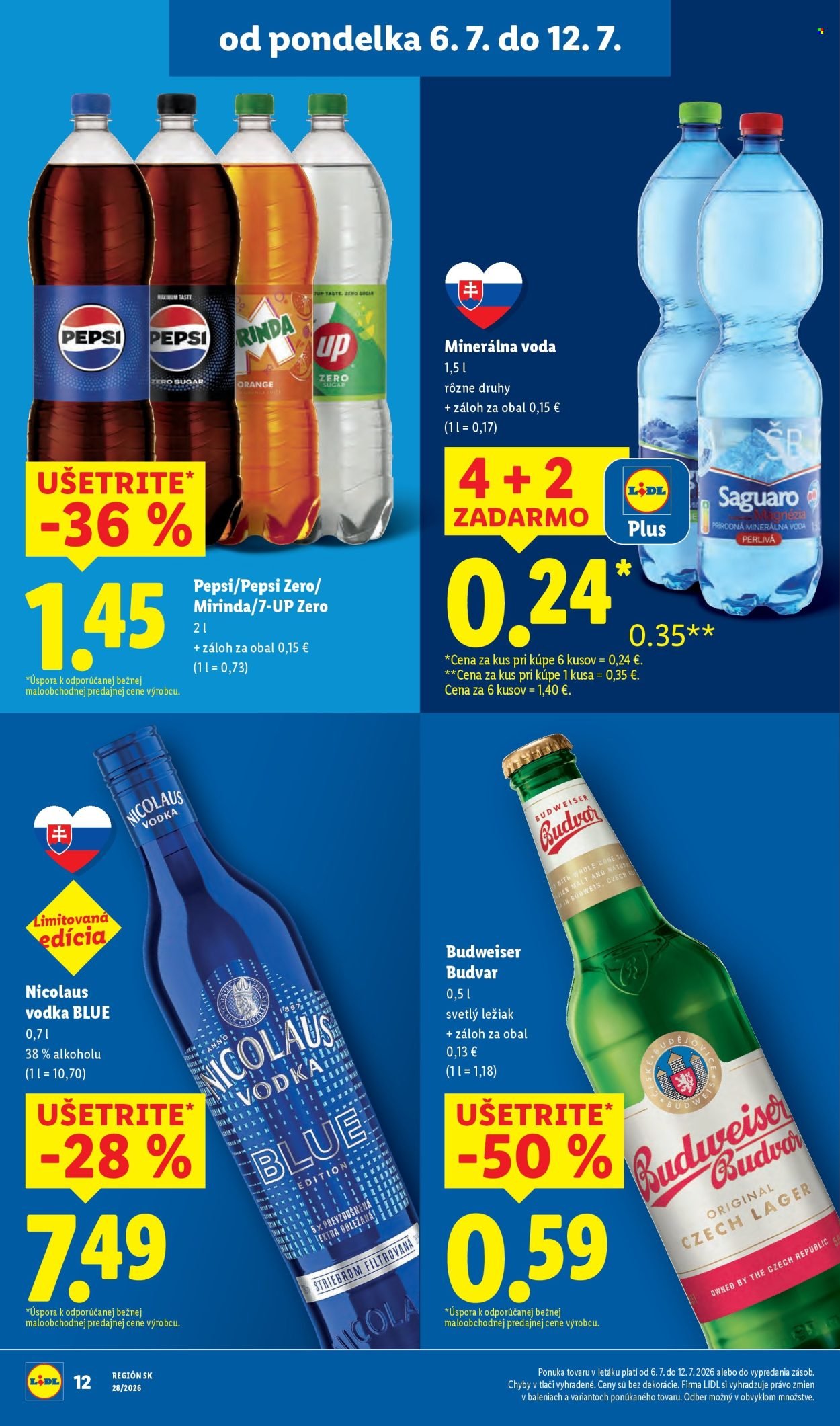 LIDL leták - Od pondelka 6.7.2026