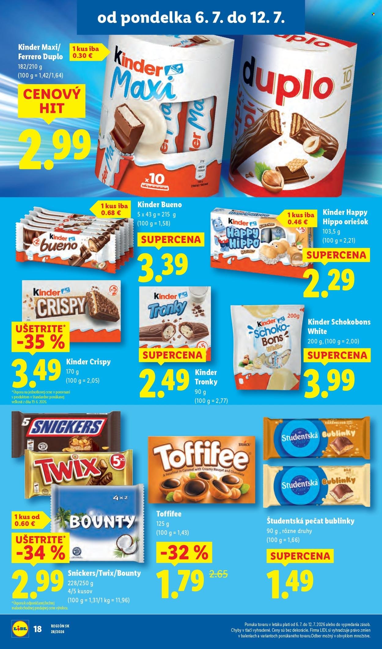 LIDL leták - Od pondelka 6.7.2026