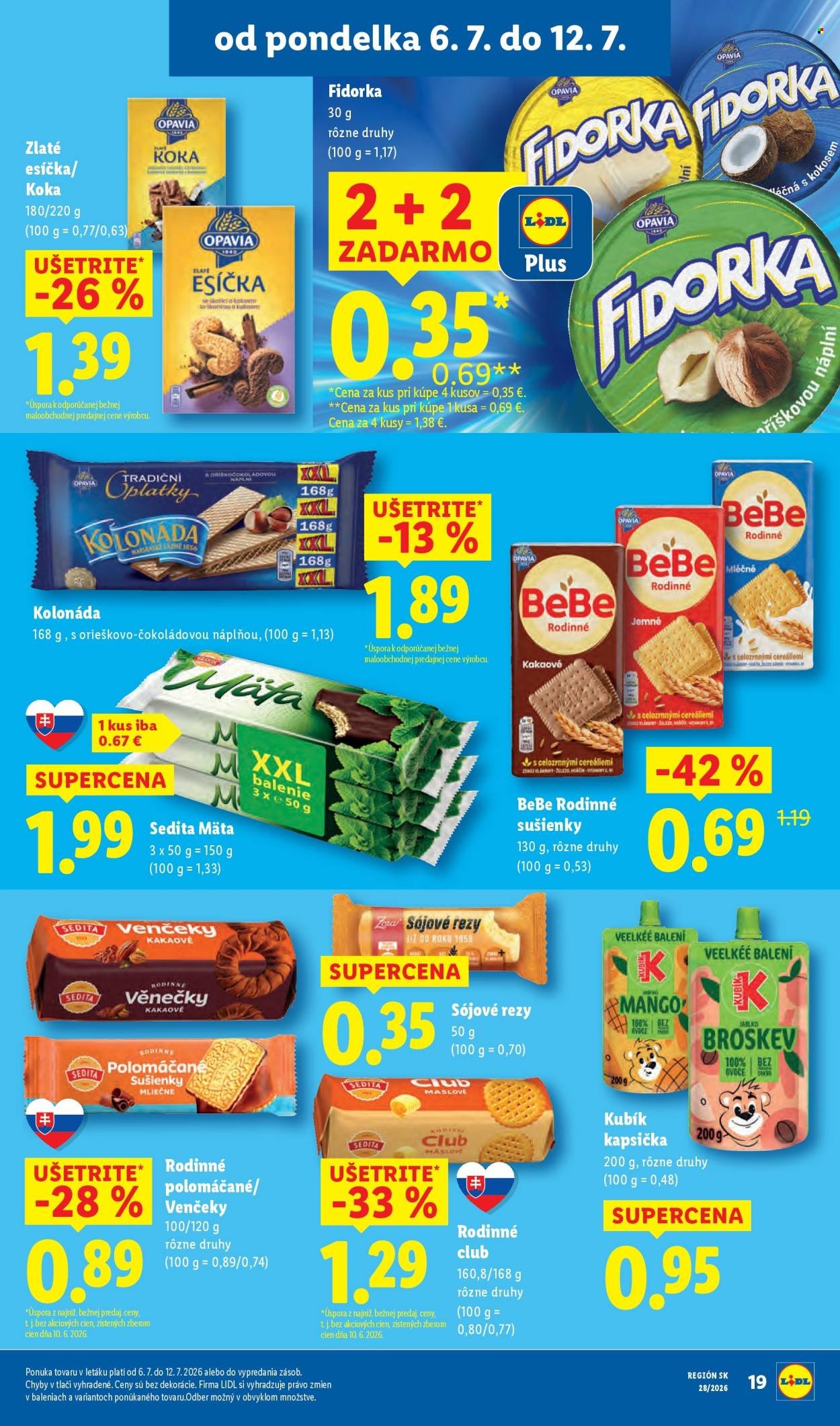 LIDL leták - Od pondelka 6.7.2026