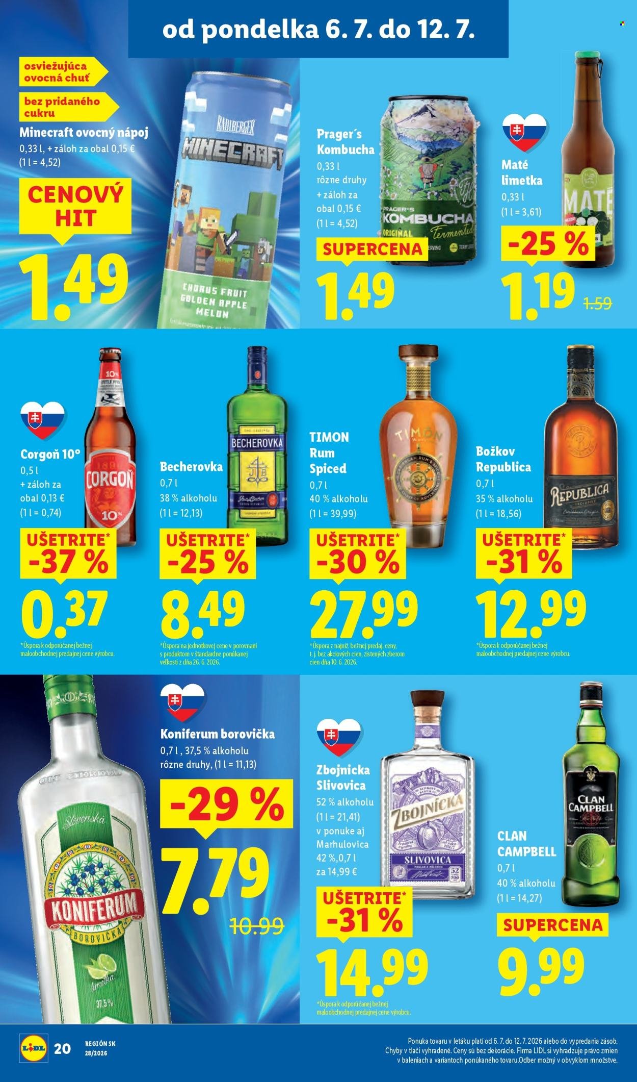 LIDL leták - Od pondelka 6.7.2026