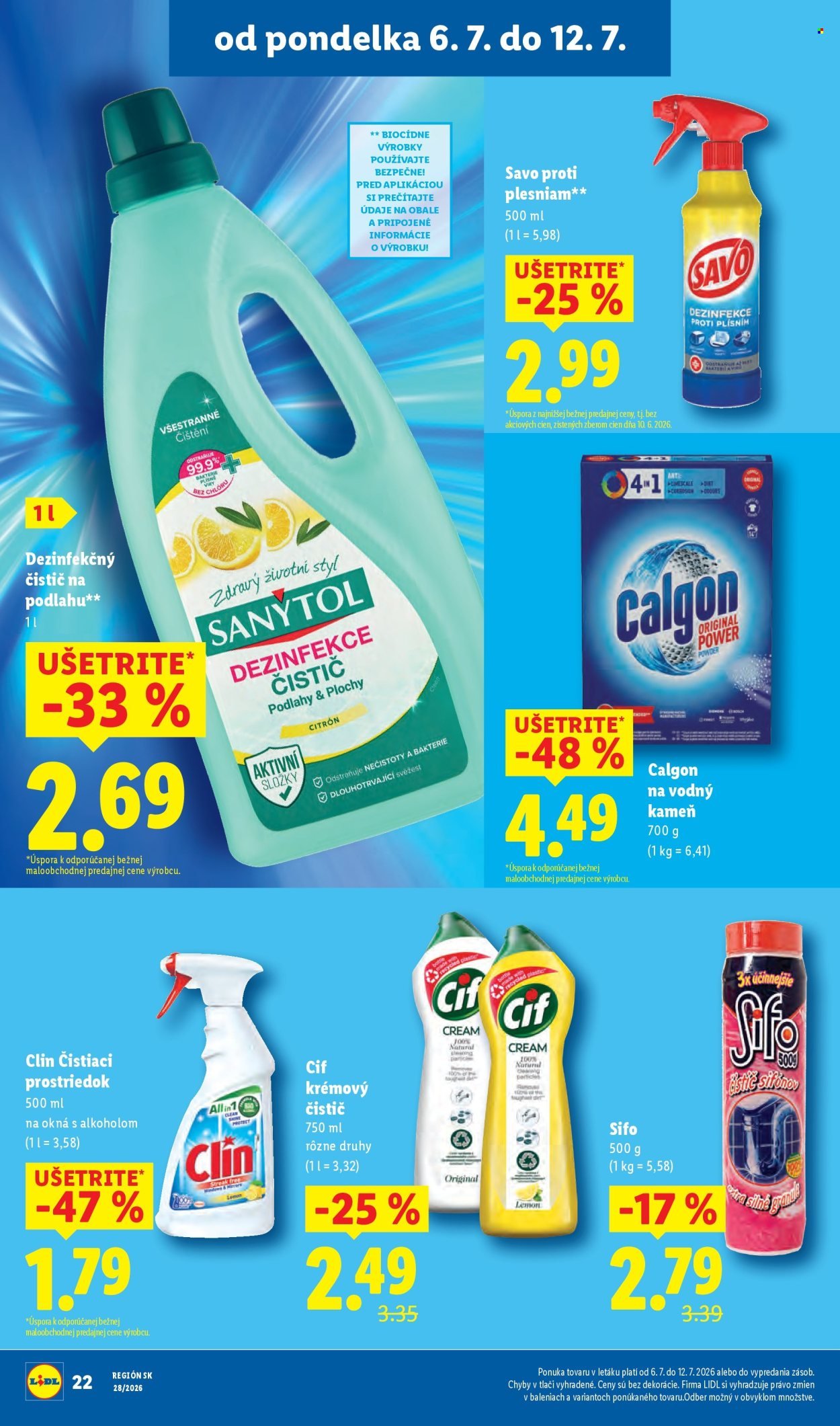 LIDL leták - Od pondelka 6.7.2026