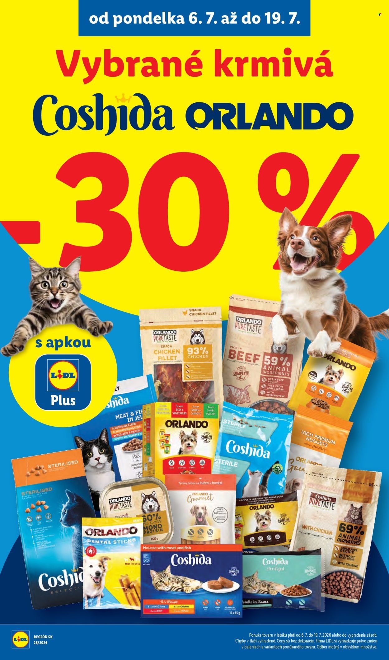 LIDL leták - Od pondelka 6.7.2026