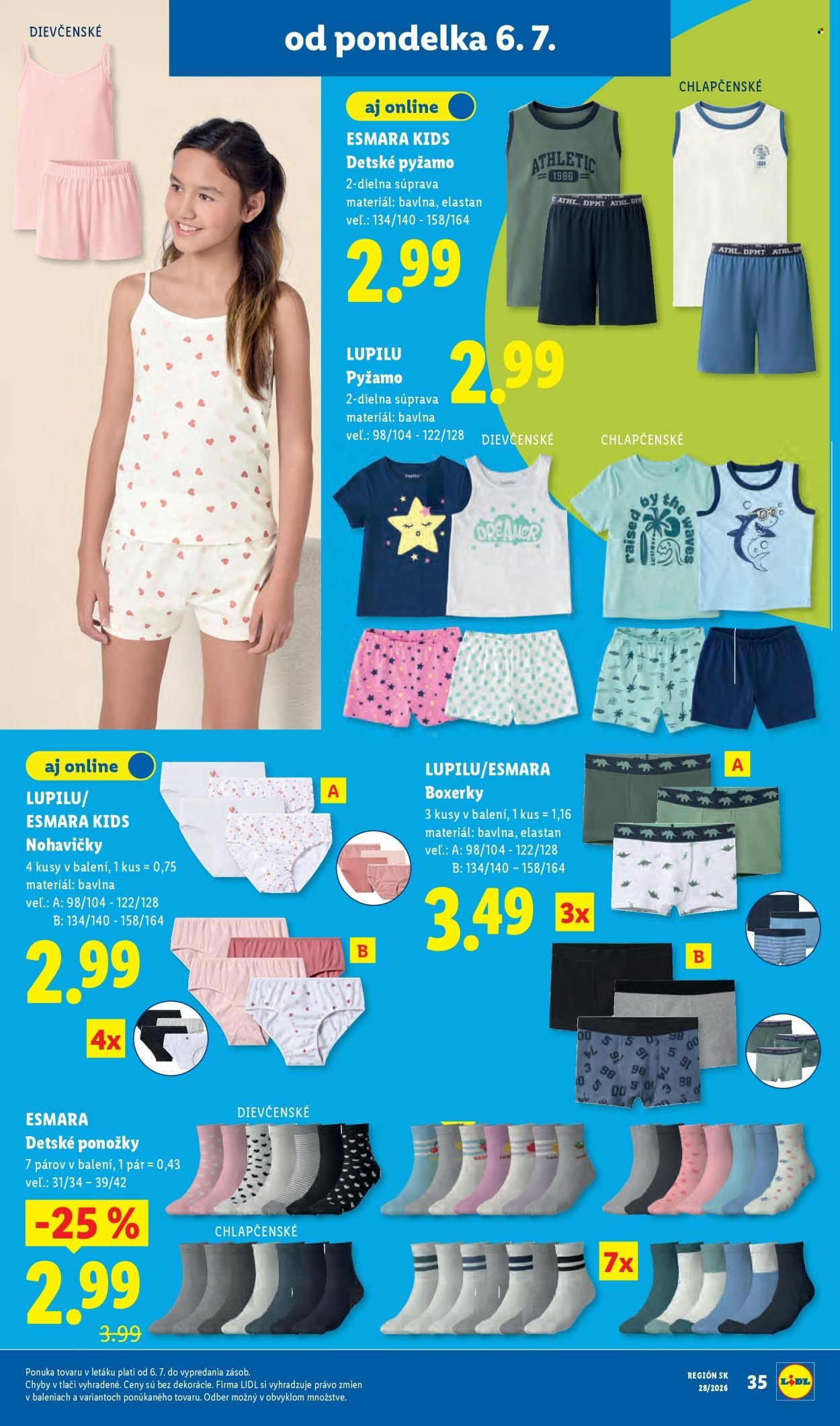 LIDL leták - Od pondelka 6.7.2026