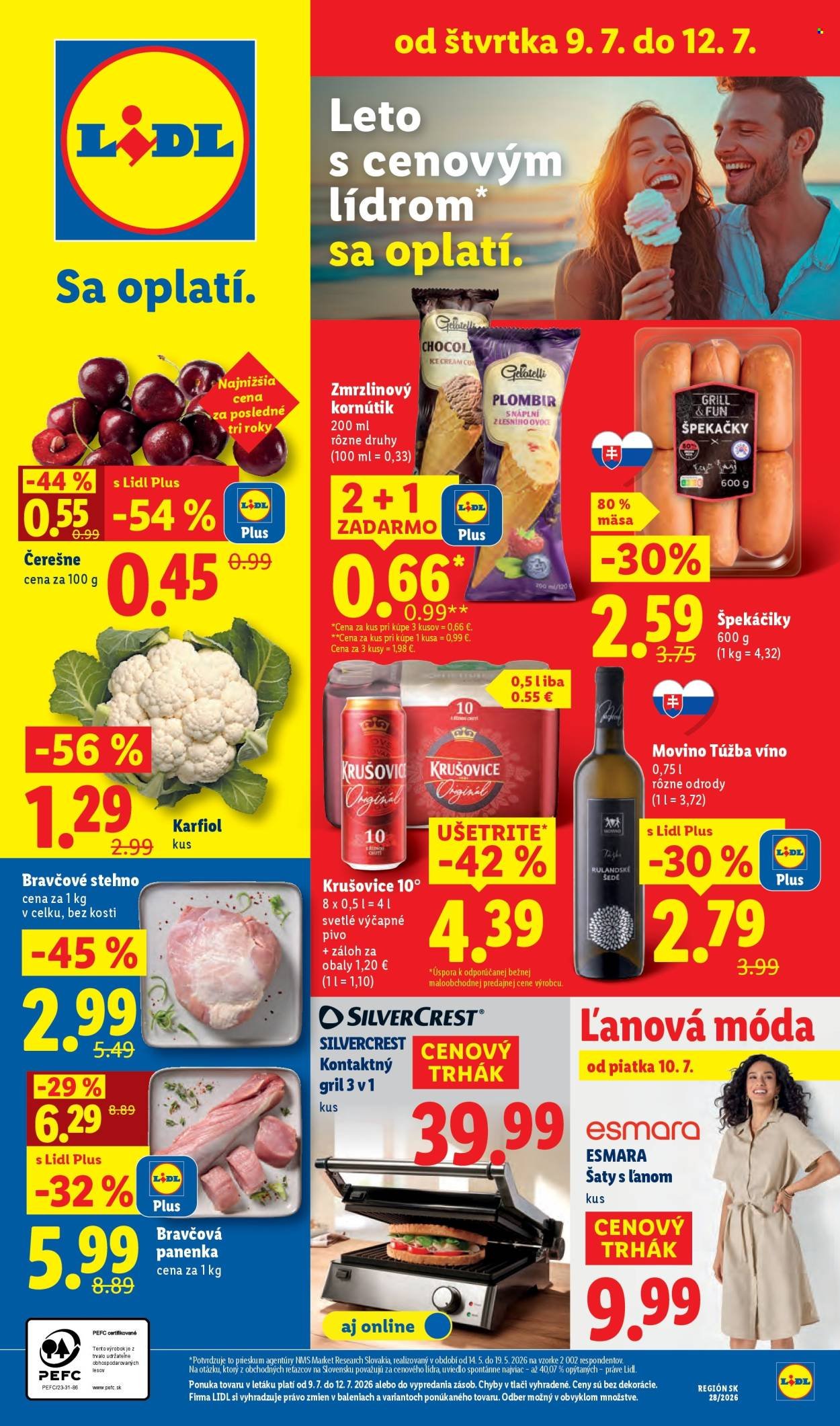 LIDL leták - Od pondelka 6.7.2026