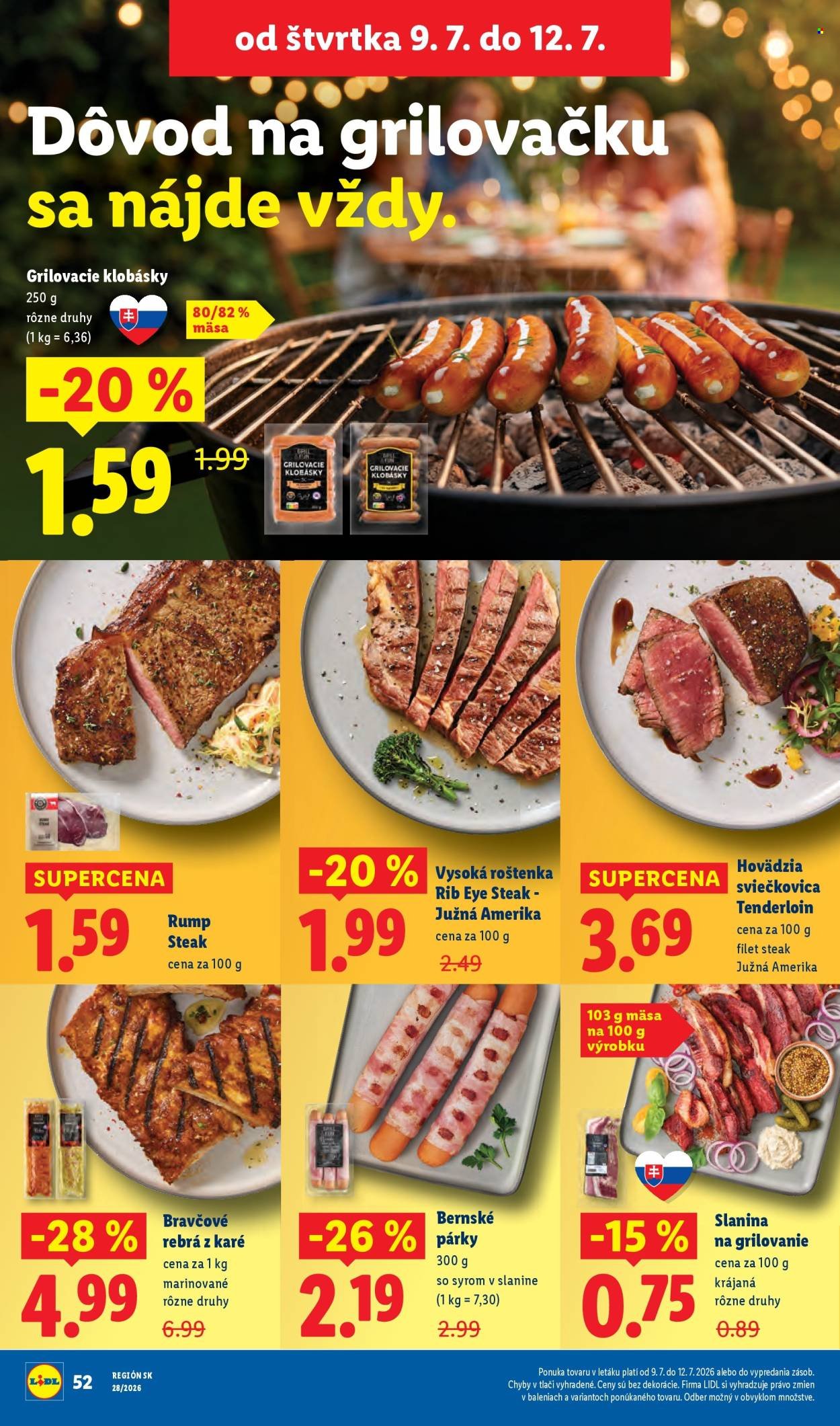 LIDL leták - Od pondelka 6.7.2026
