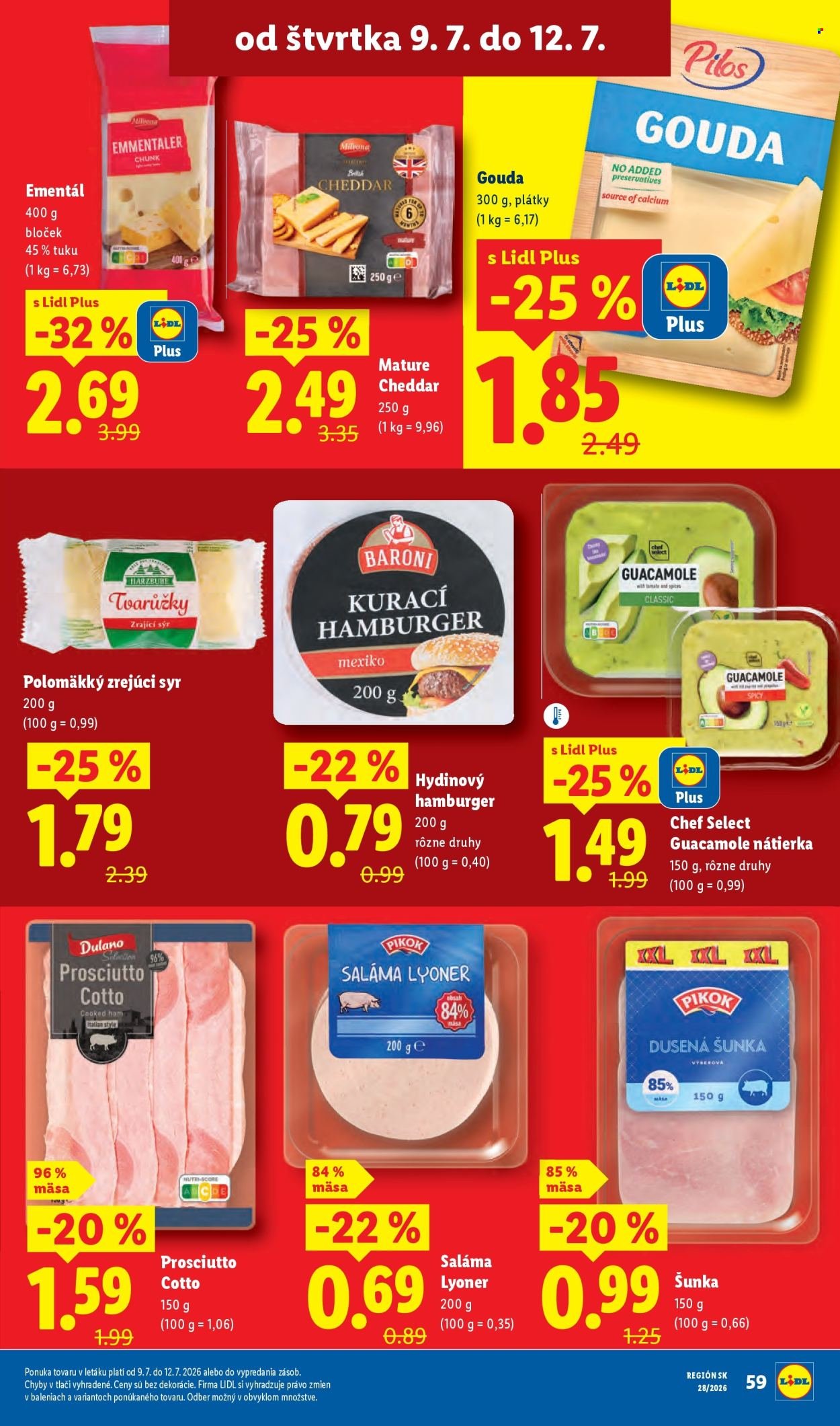 LIDL leták - Od pondelka 6.7.2026