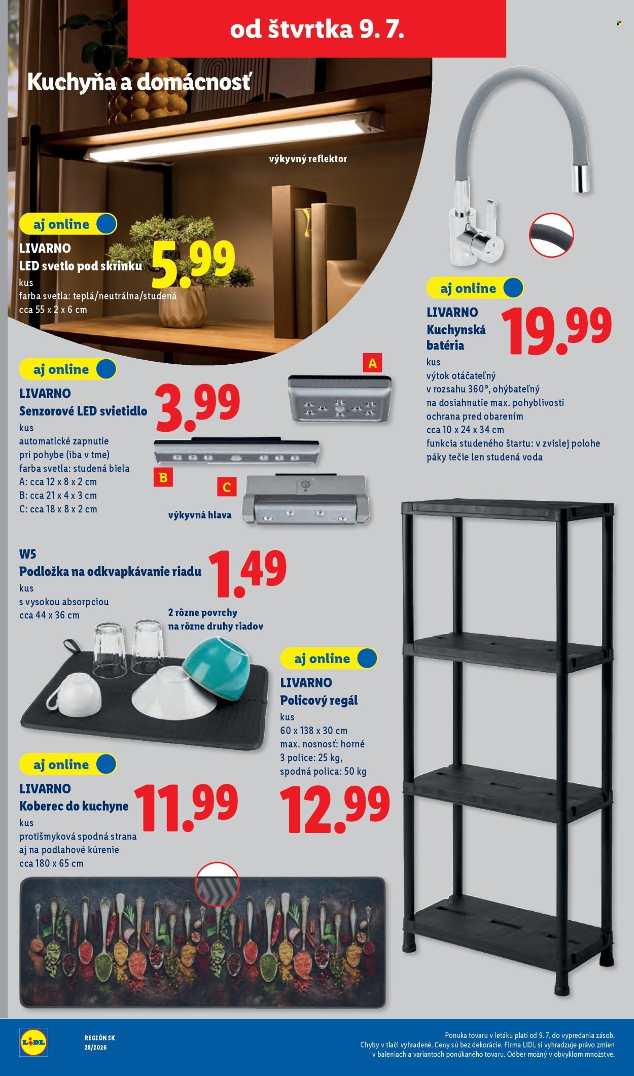 LIDL leták - Od pondelka 6.7.2026