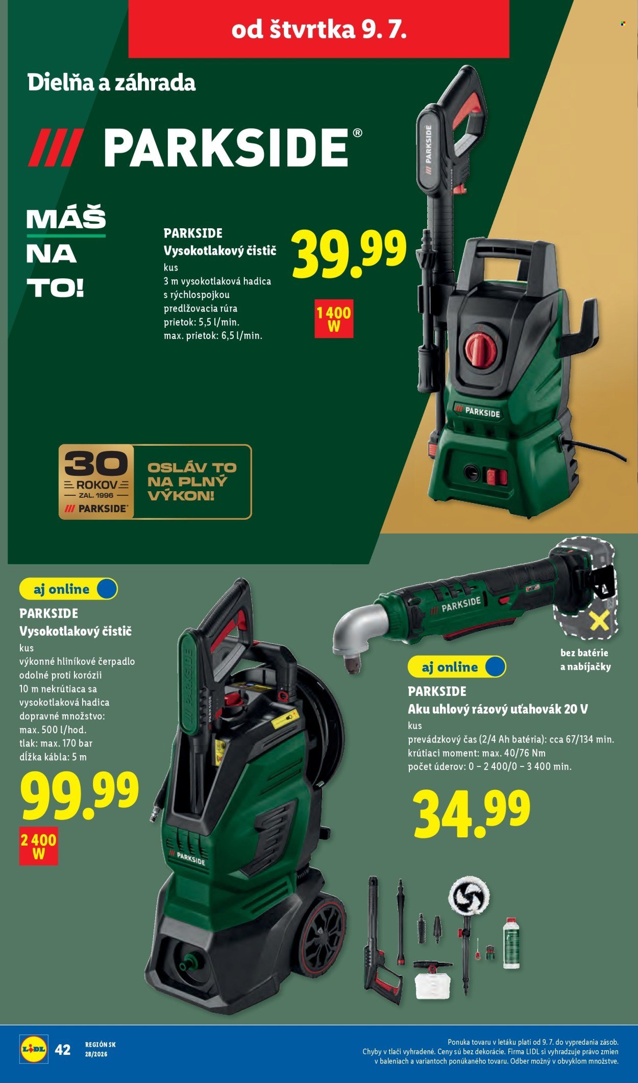LIDL leták - Od pondelka 6.7.2026