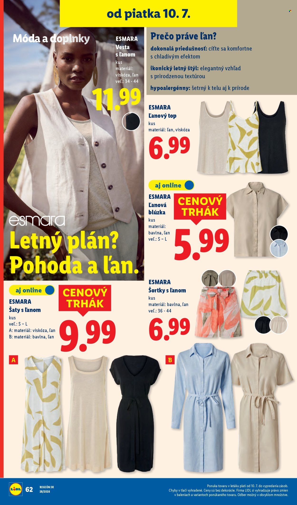 LIDL leták - Od pondelka 6.7.2026