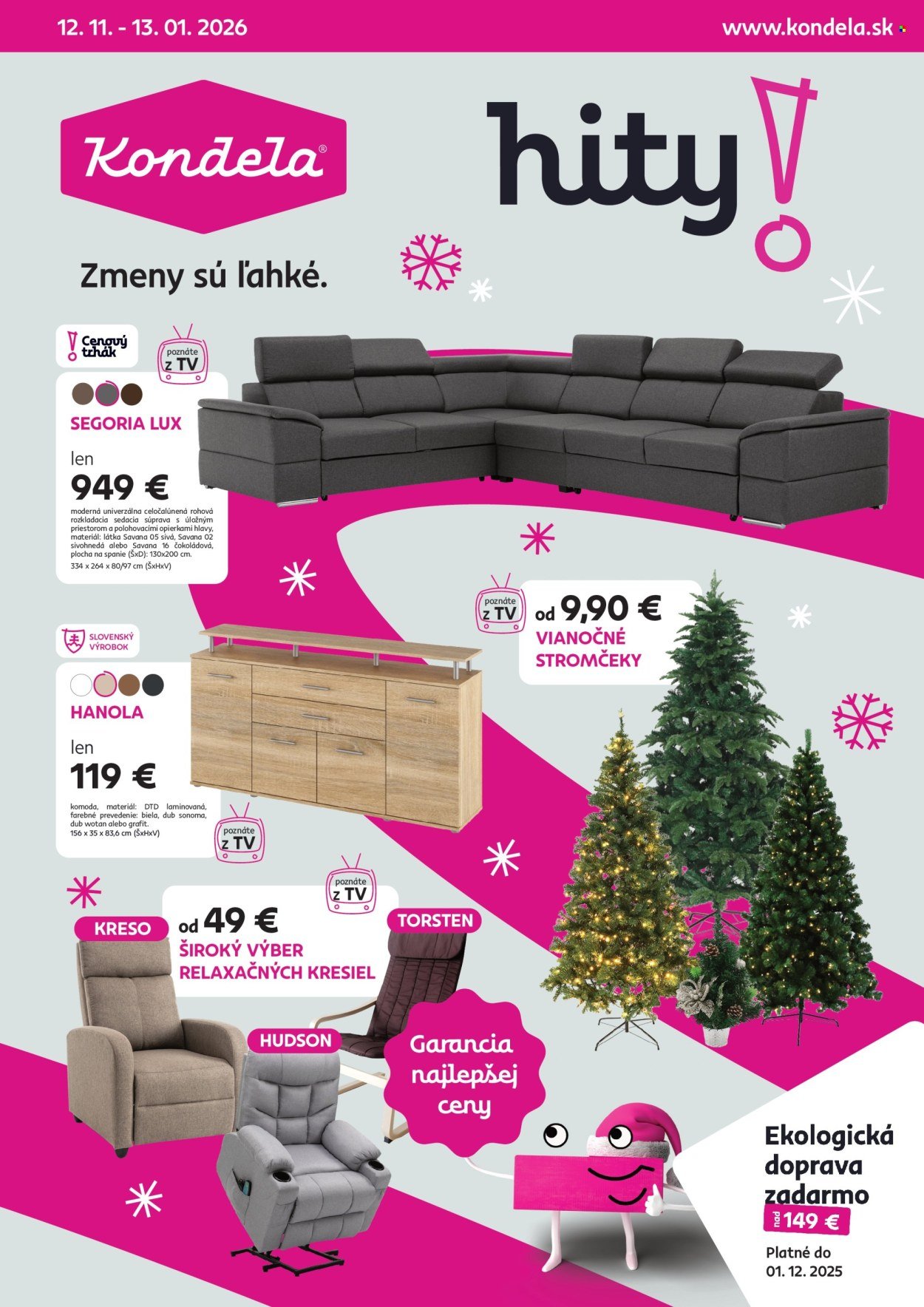 KONDELA leták - hity! (2025-11-12 - 2026-01-13) | 1