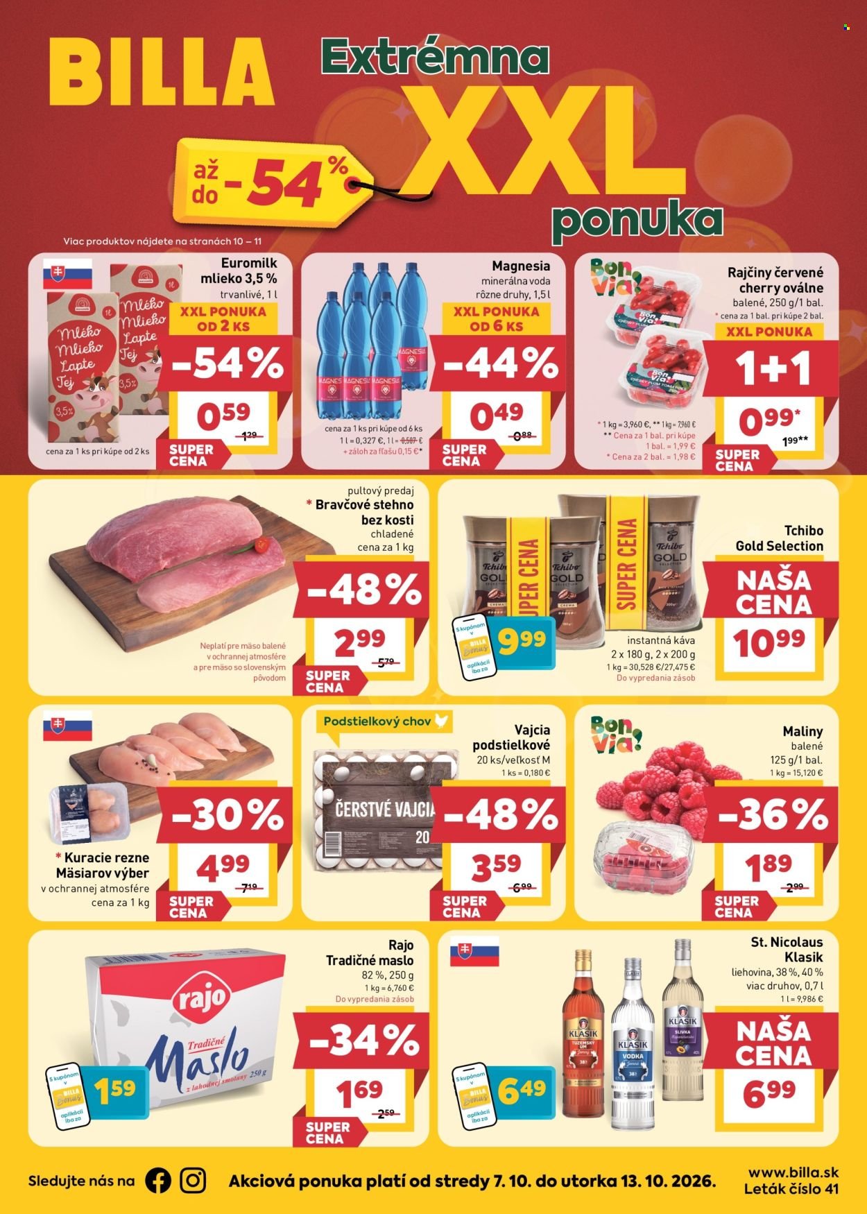 BILLA leták - Od stredy 7.10.2026