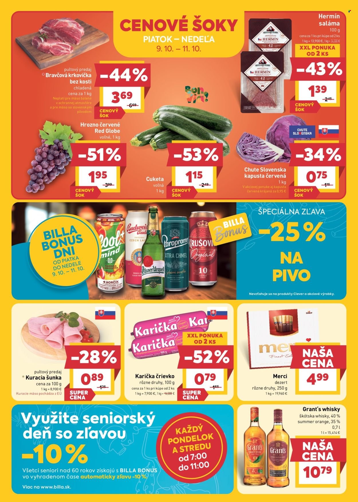 BILLA leták - Od stredy 7.10.2026
