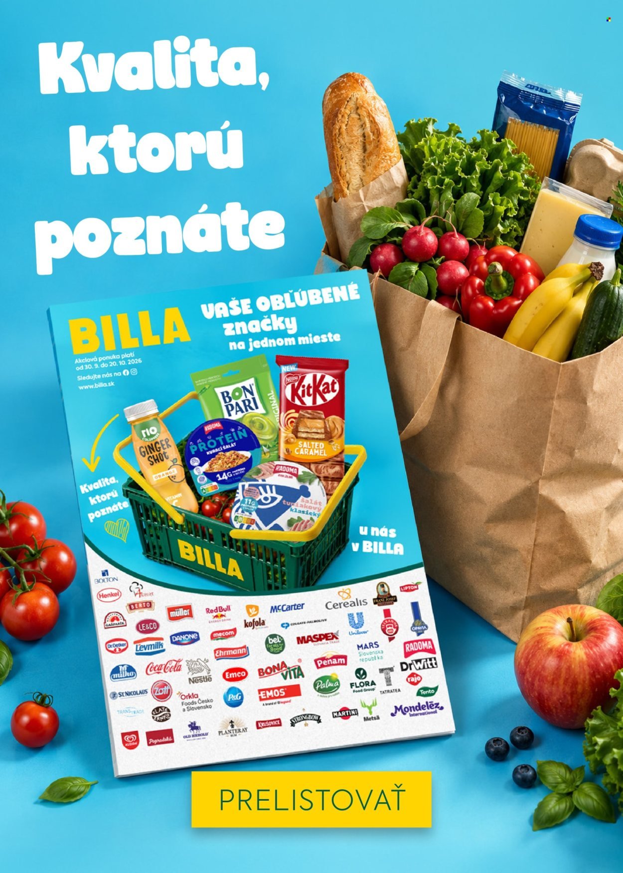 BILLA leták - Od stredy 7.10.2026