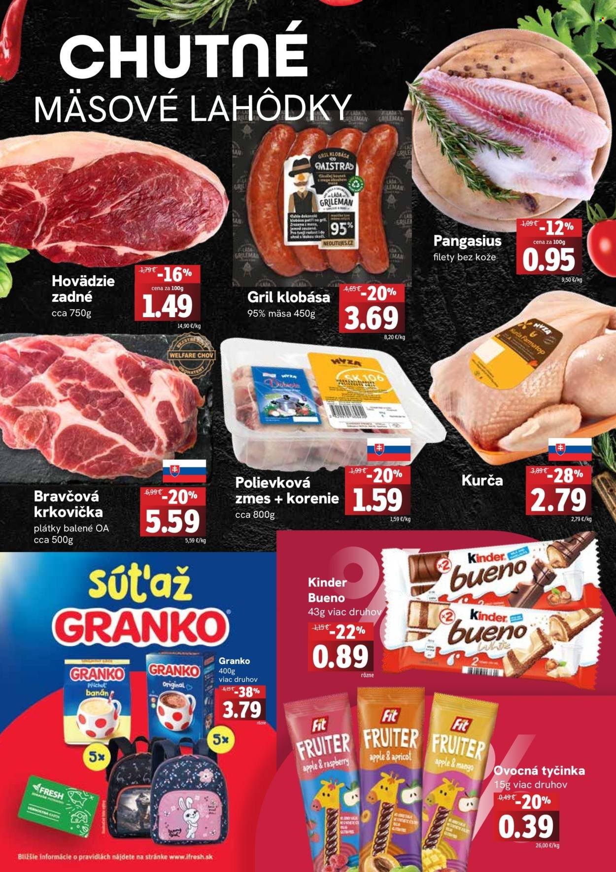 FRESH leták - Týždenná ponuka
