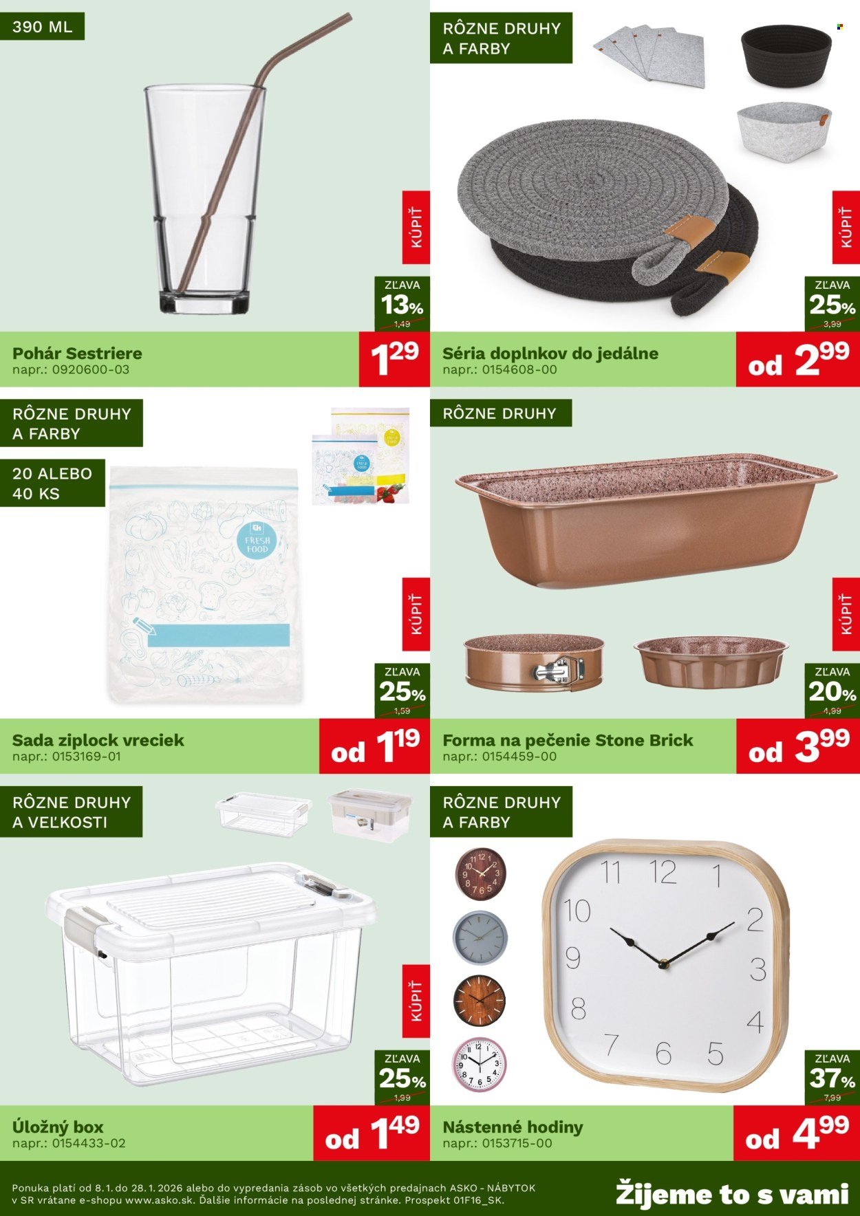 ASKO NÁBYTOK leták - Bytové doplnky za skvelé ceny (2026-01-08 - 2026-01-28) | 2