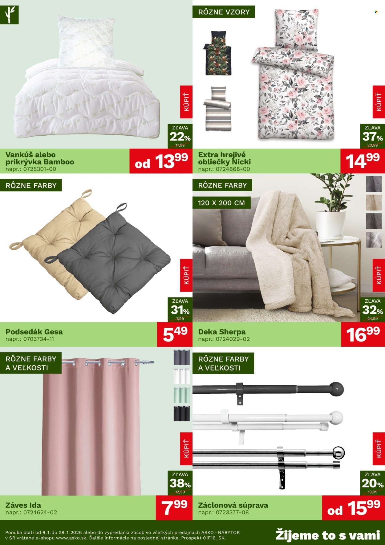 ASKO NÁBYTOK leták - Bytové doplnky za skvelé ceny (2026-01-08 - 2026-01-28) | 3