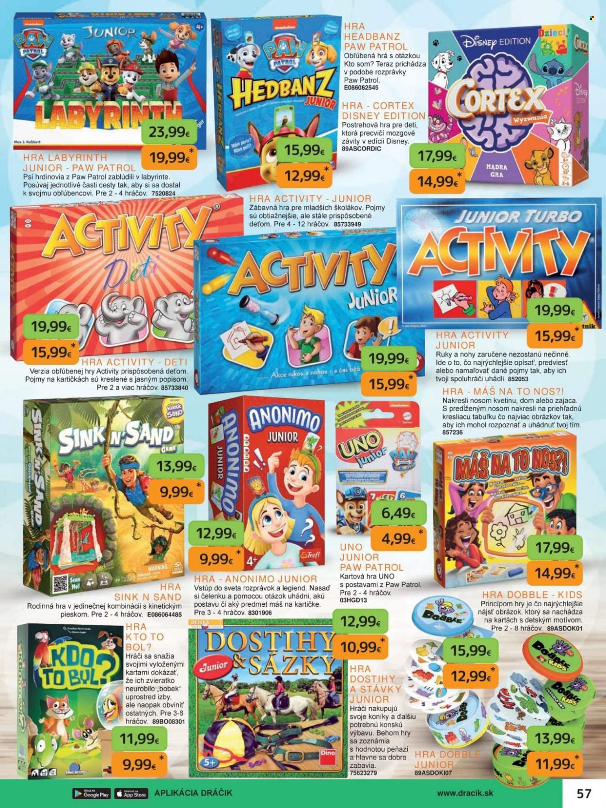 DRÁČIK leták - Od piatka 3.10.2025 (2025-10-03 - 2025-12-31) | 57