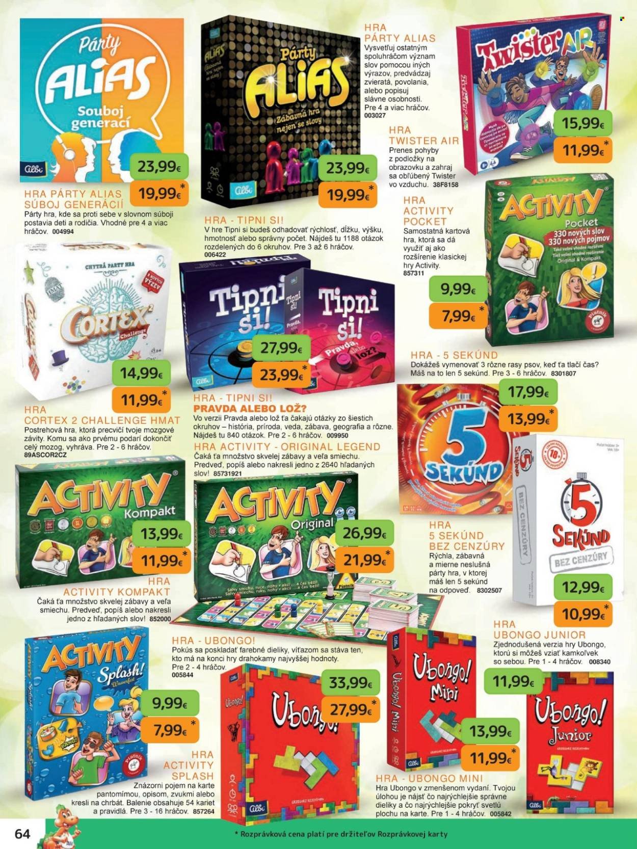 DRÁČIK leták - Od piatka 3.10.2025 (2025-10-03 - 2025-12-31) | 64