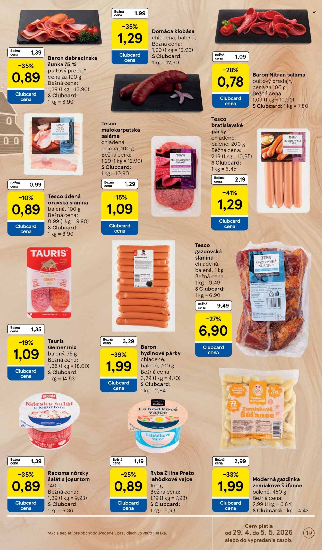 TESCO leták - Od stredy 29.4.2026 (2026-04-29 - 2026-05-05) | 19