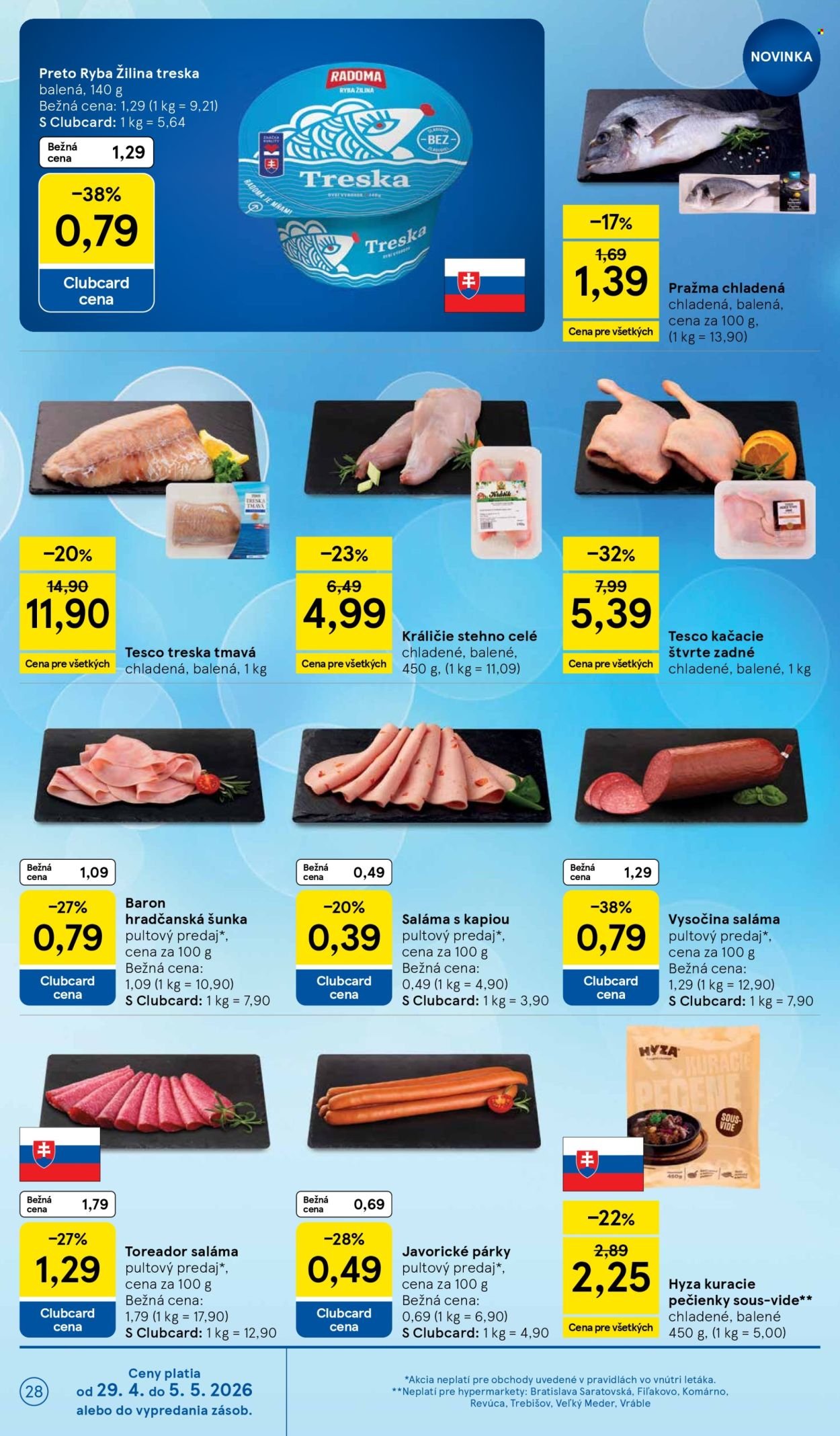 TESCO leták - Od stredy 29.4.2026 (2026-04-29 - 2026-05-05) | 28