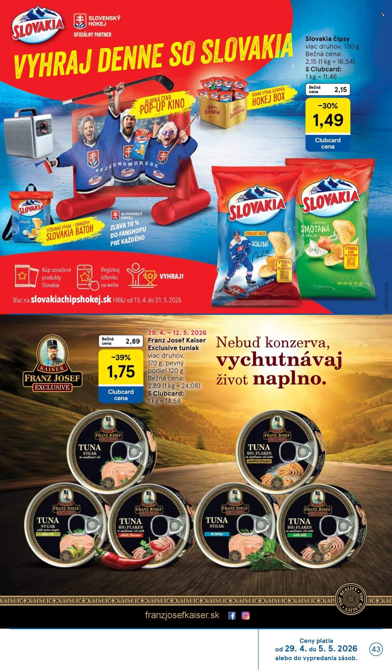 TESCO leták - Od stredy 29.4.2026 (2026-04-29 - 2026-05-05) | 43