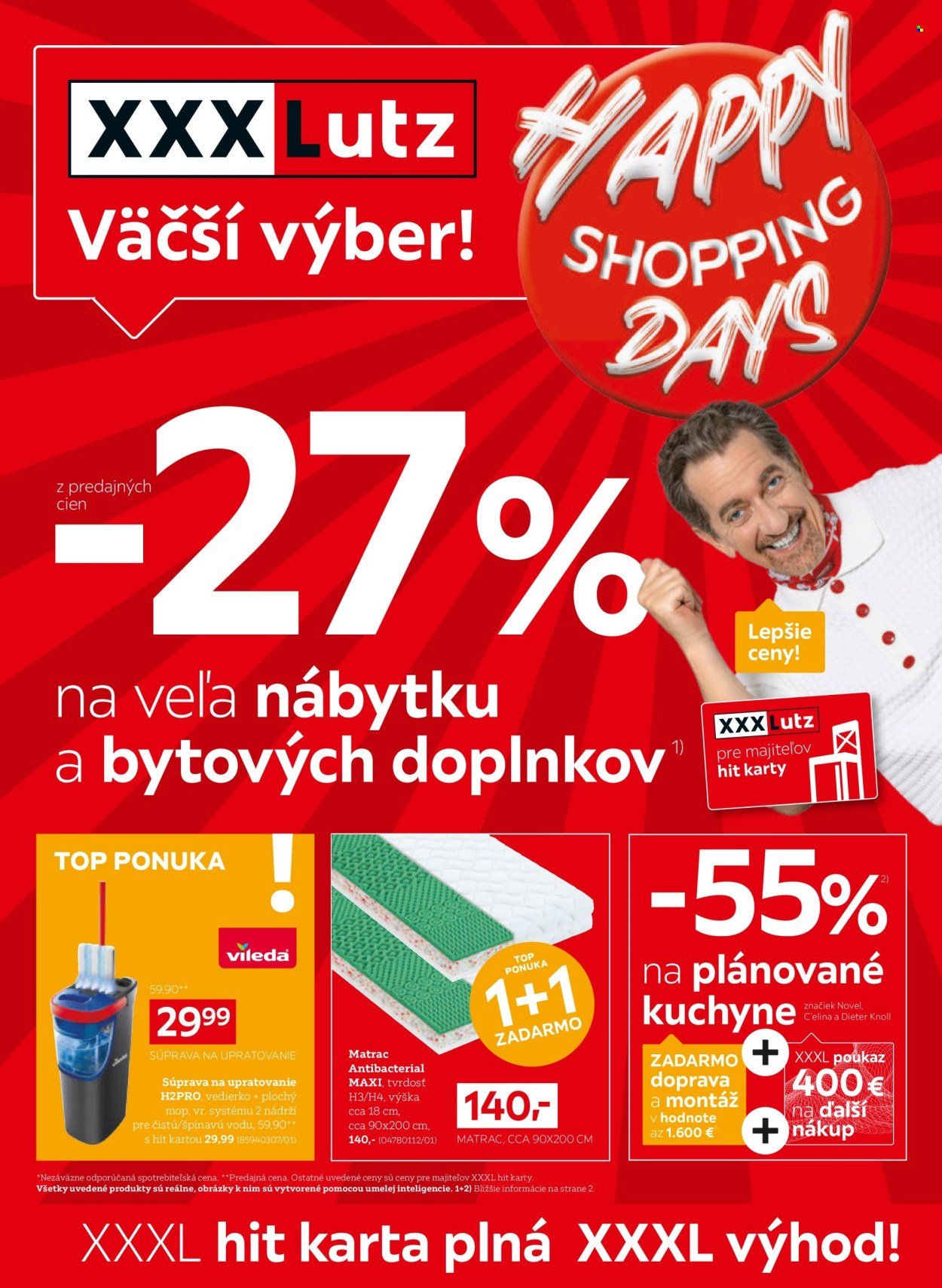 XXXLUTZ leták - Zľava 27 % takmer na všetko