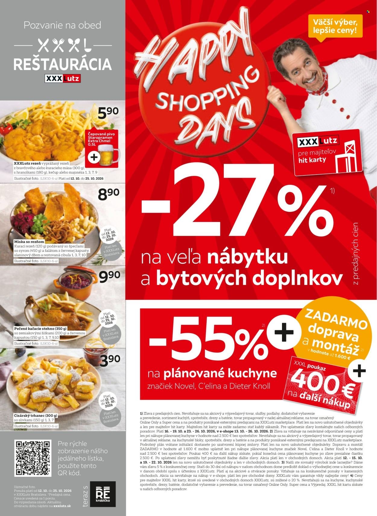 XXXLUTZ leták - Zľava 27 % takmer na všetko