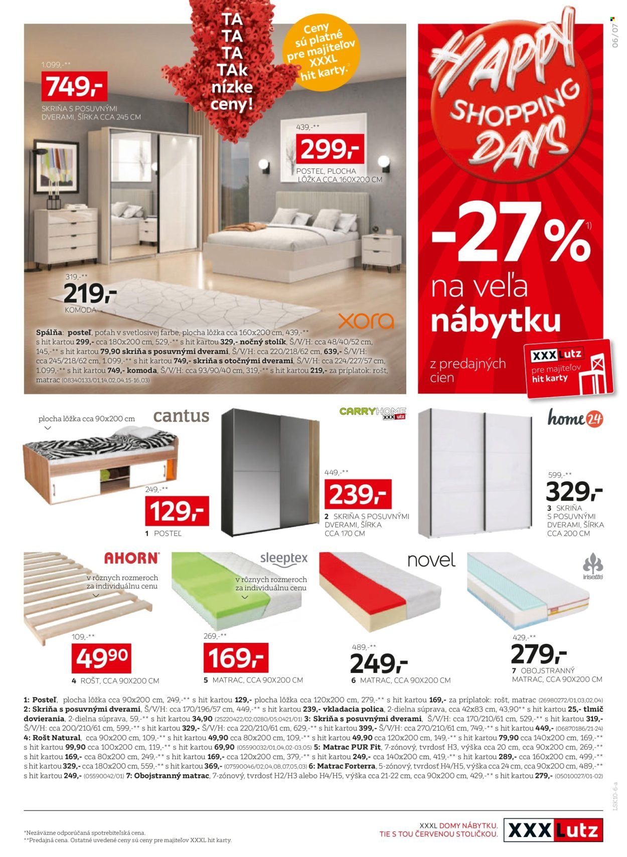 XXXLUTZ leták - Zľava 27 % takmer na všetko
