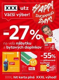 XXXLUTZ leták - Zľava 27 % takmer na všetko