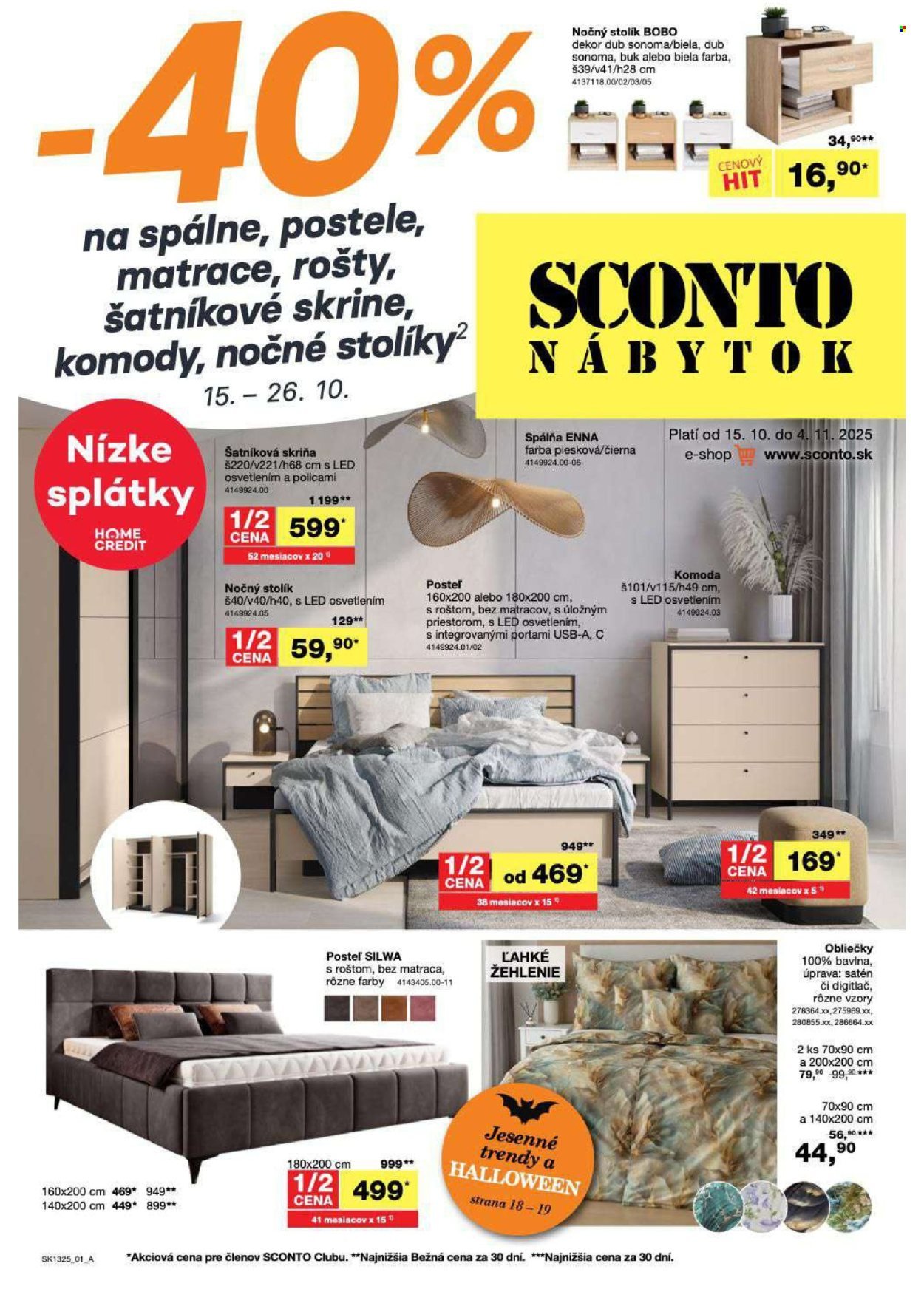 SCONTO NÁBYTOK leták - Aktuálny leták (2025-10-15 - 2025-10-26) | 1