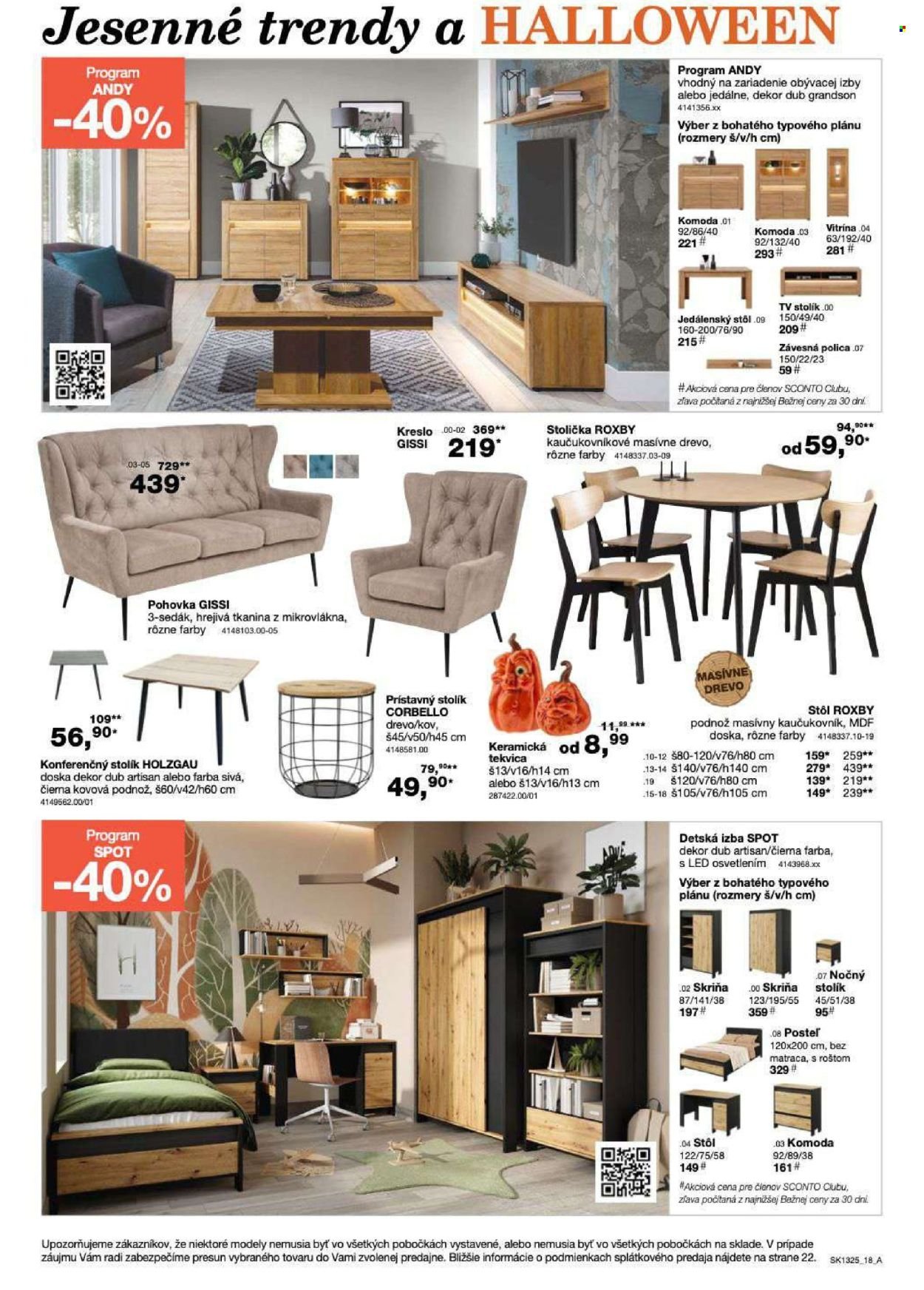 SCONTO NÁBYTOK leták - Aktuálny leták (2025-10-15 - 2025-10-26) | 18
