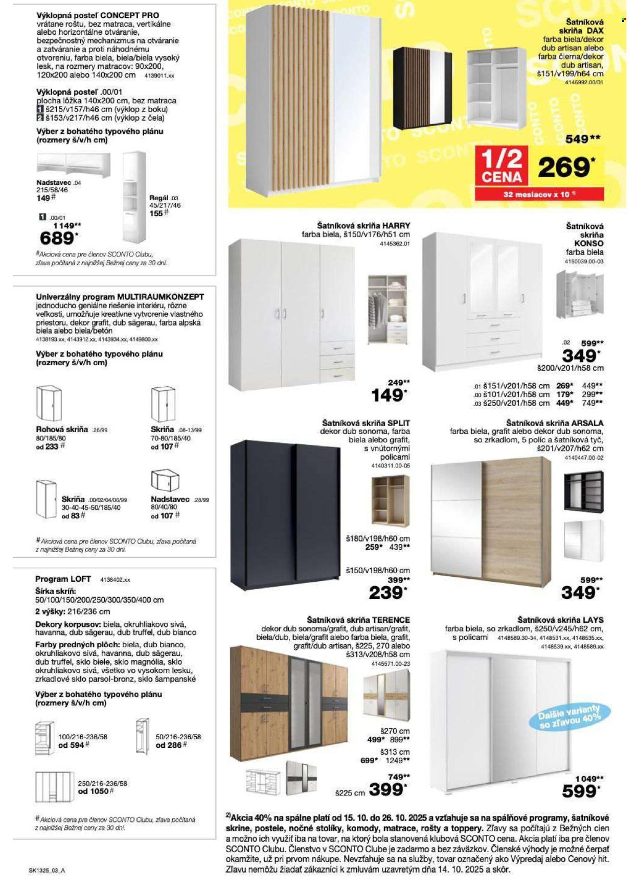 SCONTO NÁBYTOK leták - Aktuálny leták (2025-10-15 - 2025-10-26) | 3