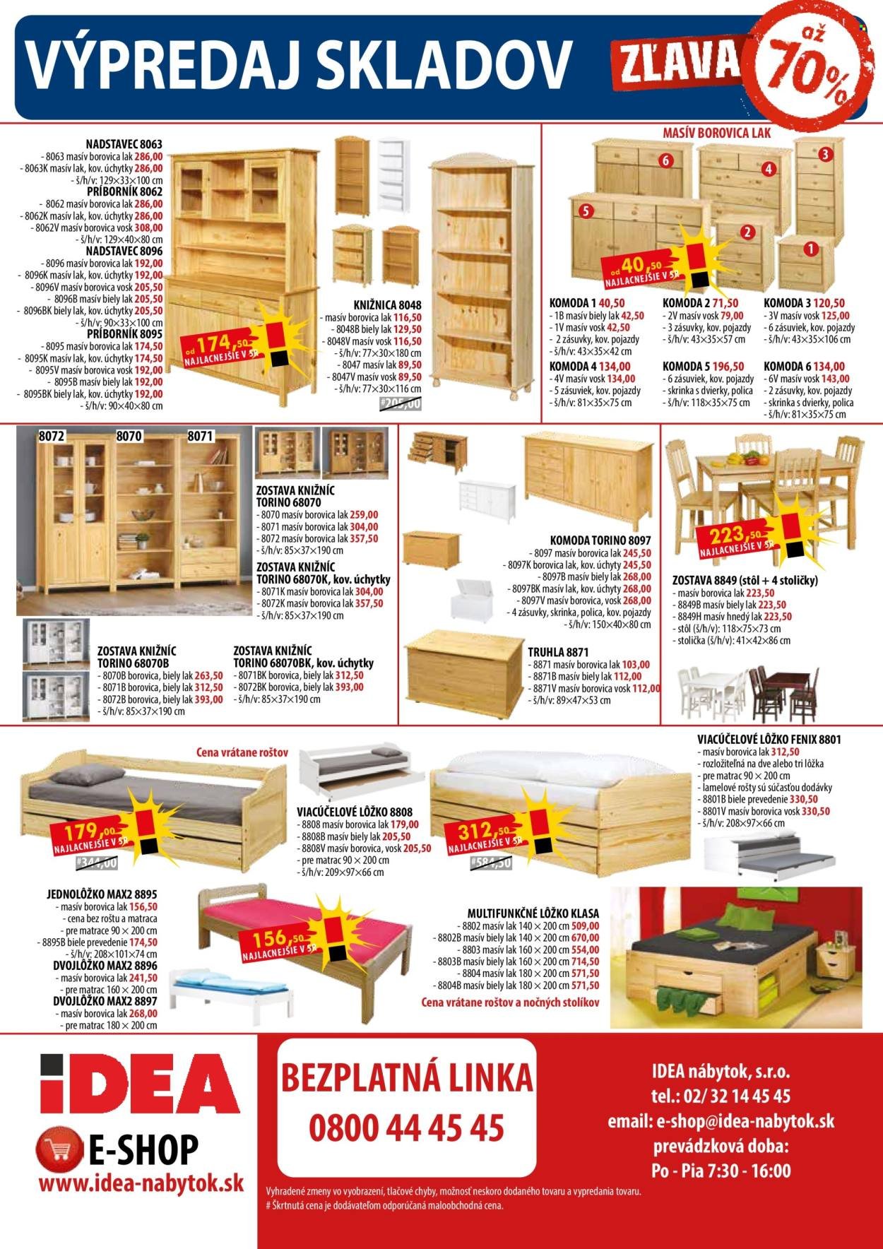 IDEA NÁBYTOK leták - Od nedele 1.3.2026 (2026-03-01 - 2026-03-14) | 4