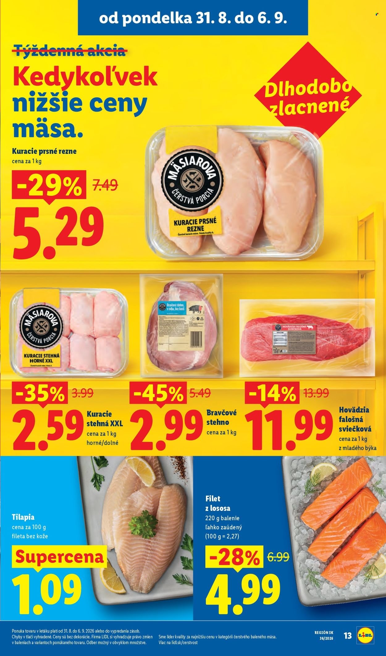 LIDL leták - Od pondelka 31.8.2026