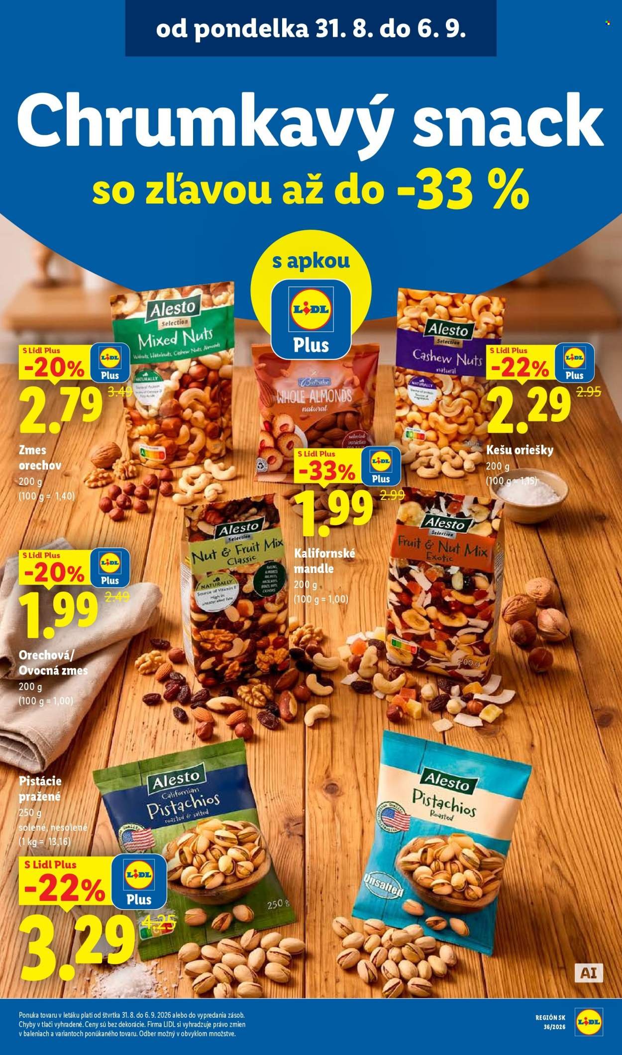 LIDL leták - Od pondelka 31.8.2026