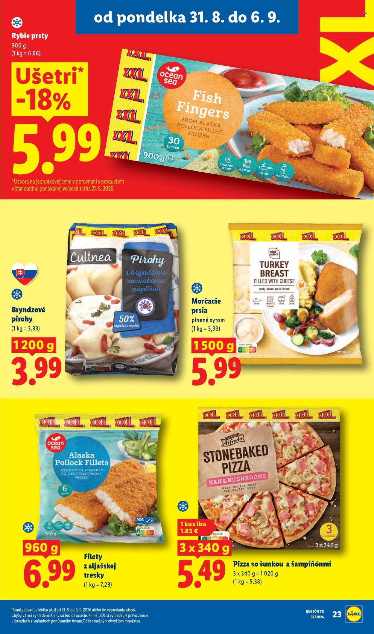 LIDL leták - Od pondelka 31.8.2026