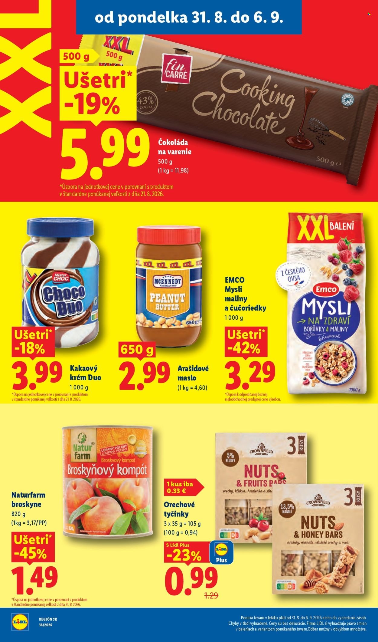 LIDL leták - Od pondelka 31.8.2026