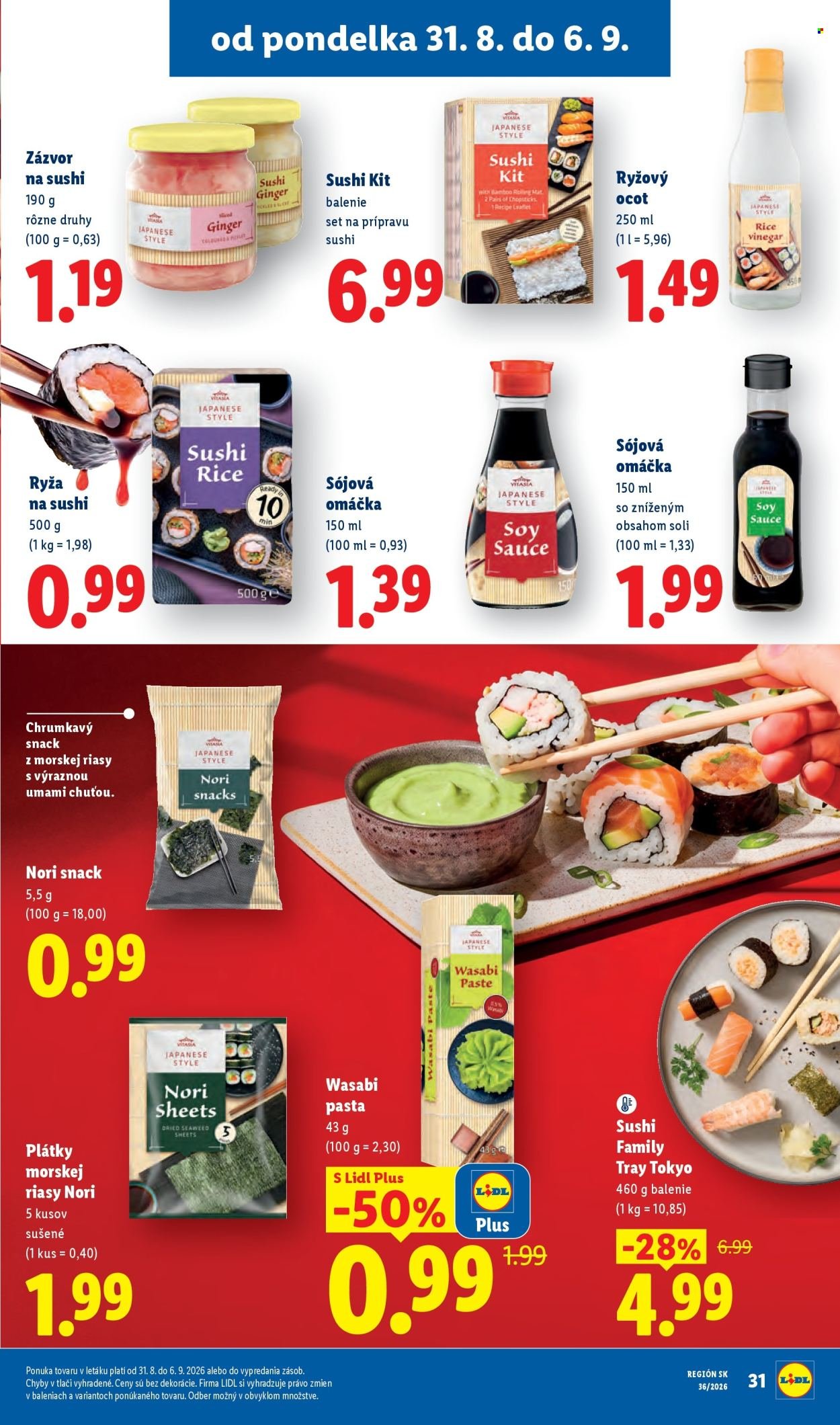 LIDL leták - Od pondelka 31.8.2026