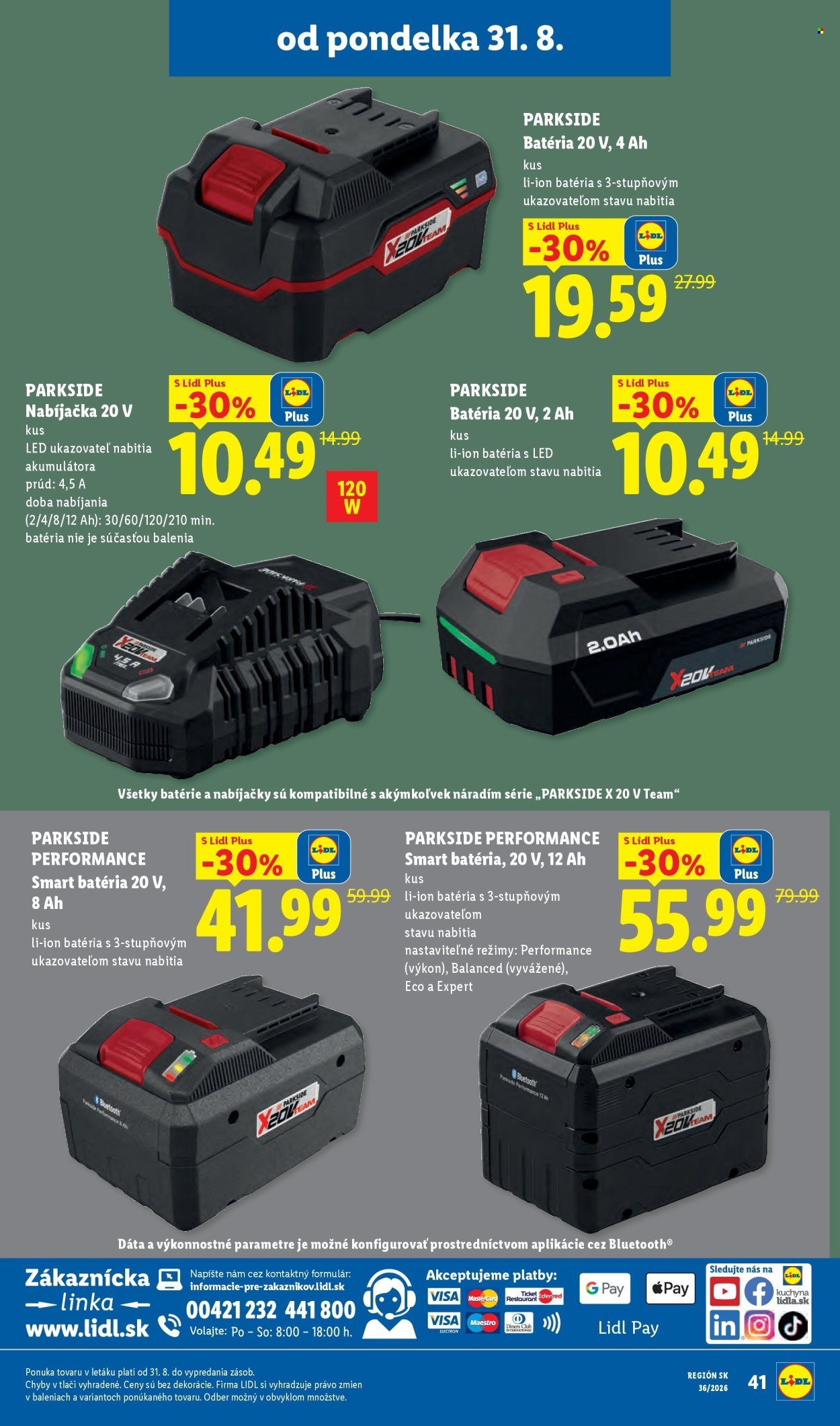 LIDL leták - Od pondelka 31.8.2026
