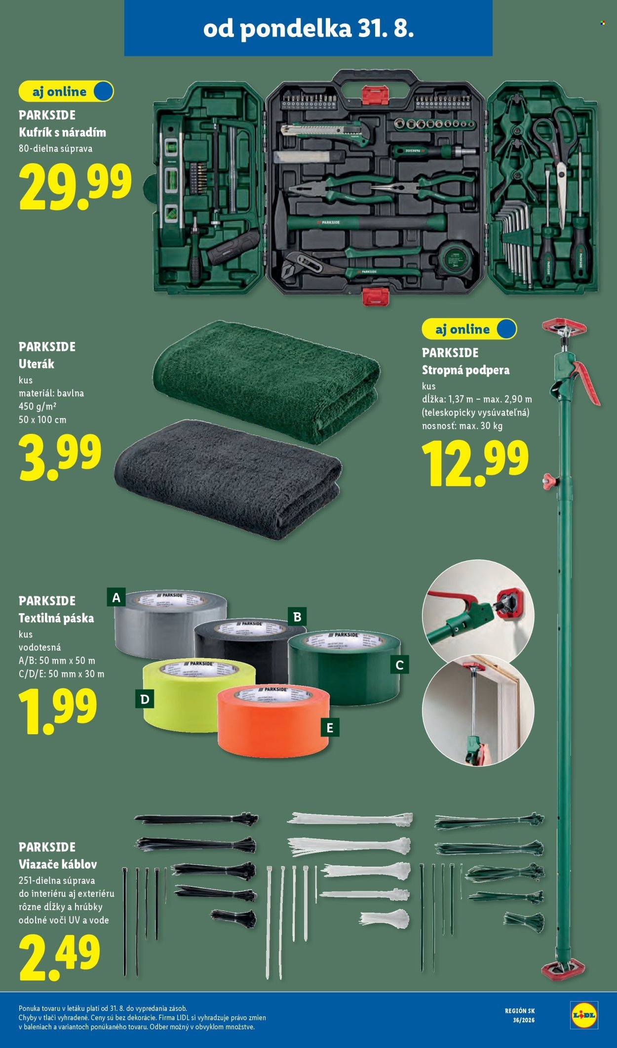 LIDL leták - Od pondelka 31.8.2026