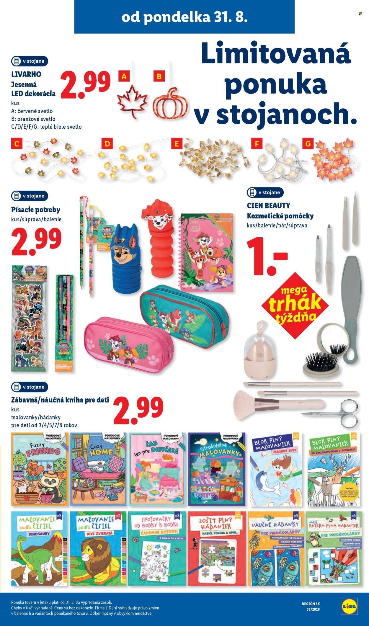 LIDL leták - Od pondelka 31.8.2026