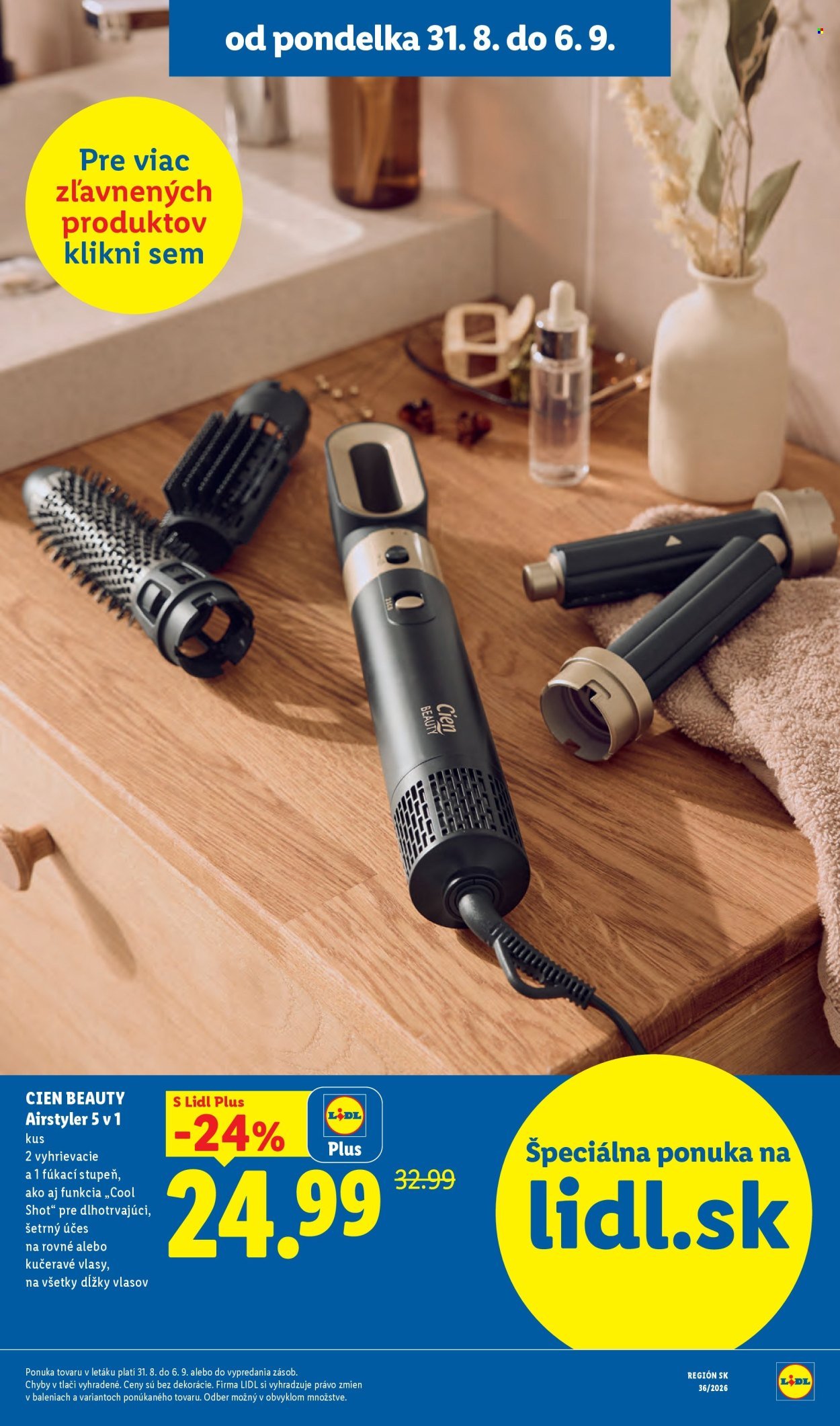 LIDL leták - Od pondelka 31.8.2026