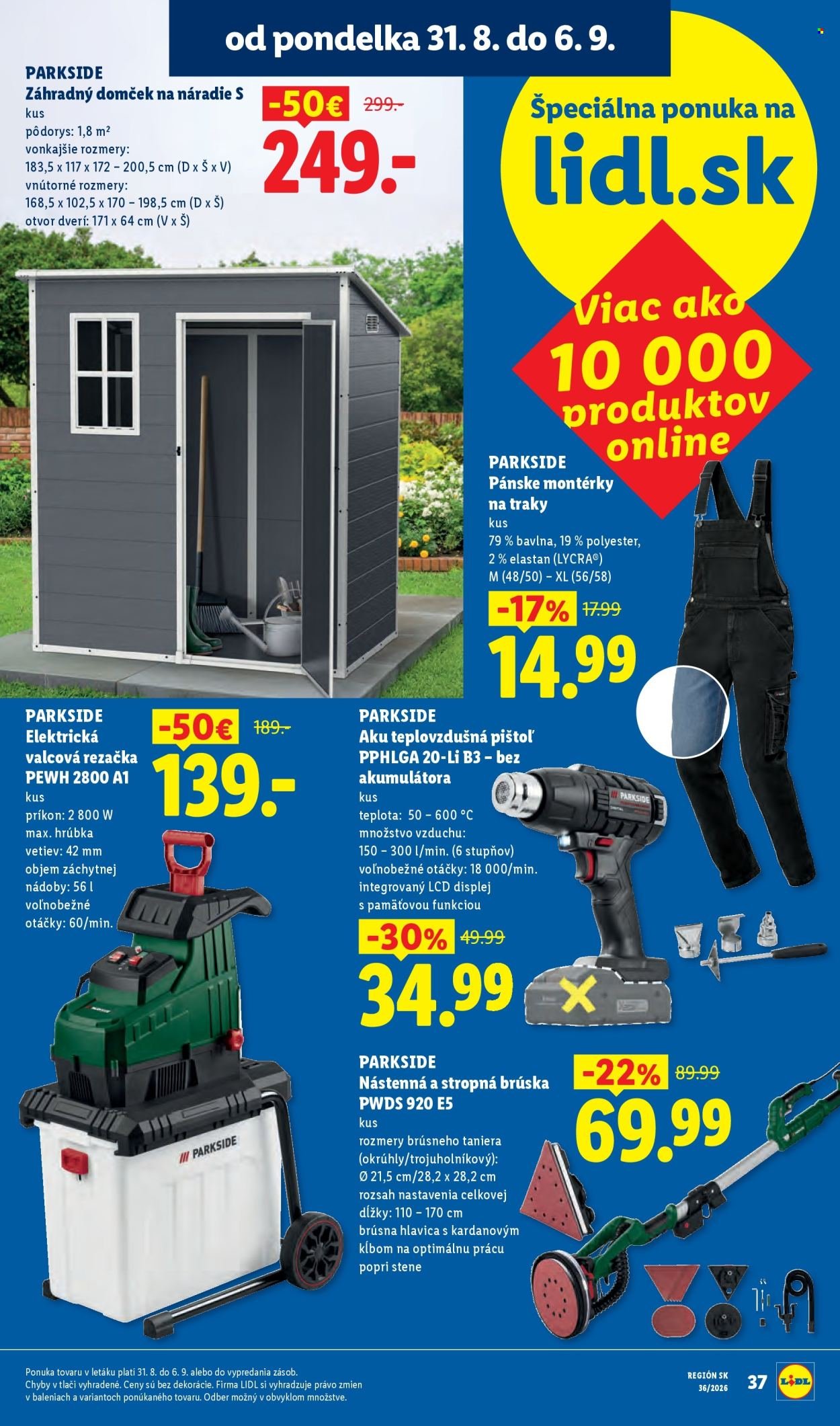 LIDL leták - Od pondelka 31.8.2026